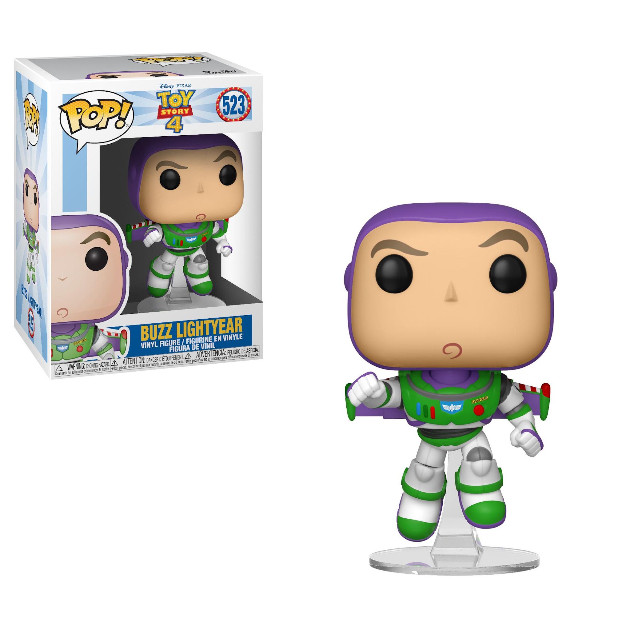 FUNKO Figurine Pop Toy Story 4 Buzz l'Eclair Disney