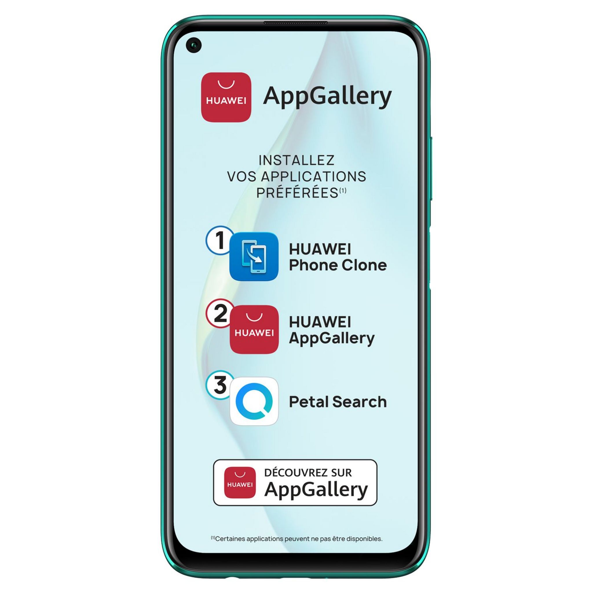 Voir la diapositive 10 : HUAWEI Smartphone P40 lite 128 Go 6.4 pouces Vert 4G Double port NanoSim