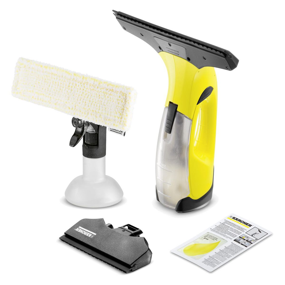 KARCHER Lave vitre électrique WV2 PLUS N - Jaune