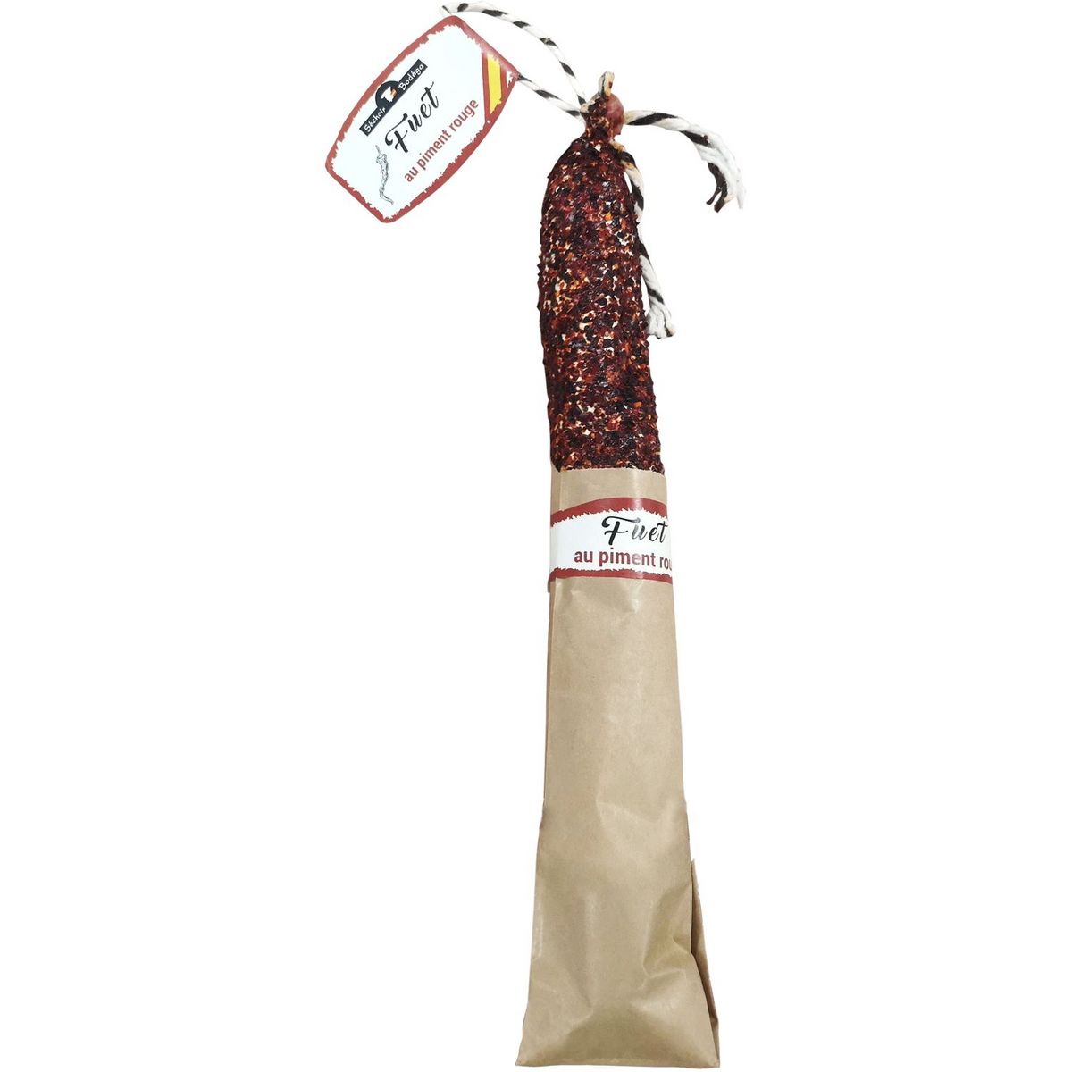Fuet espagnol enrobé au piment rouge 165g