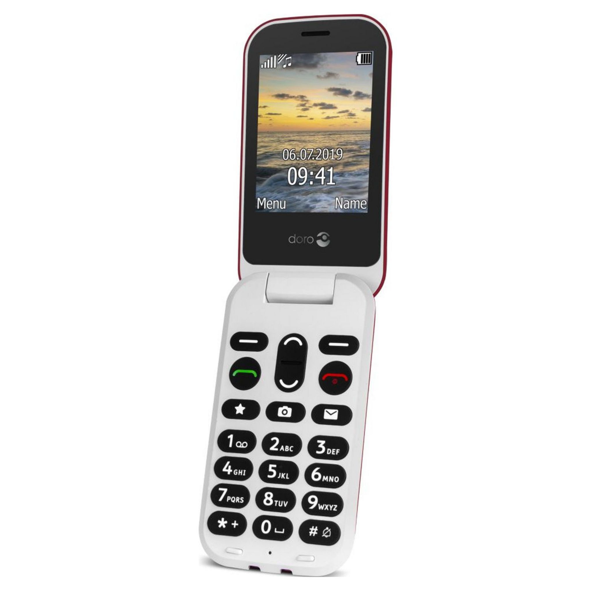 Voir la diapositive 4 : DORO Téléphone portable Doro 6060 - Rouge
