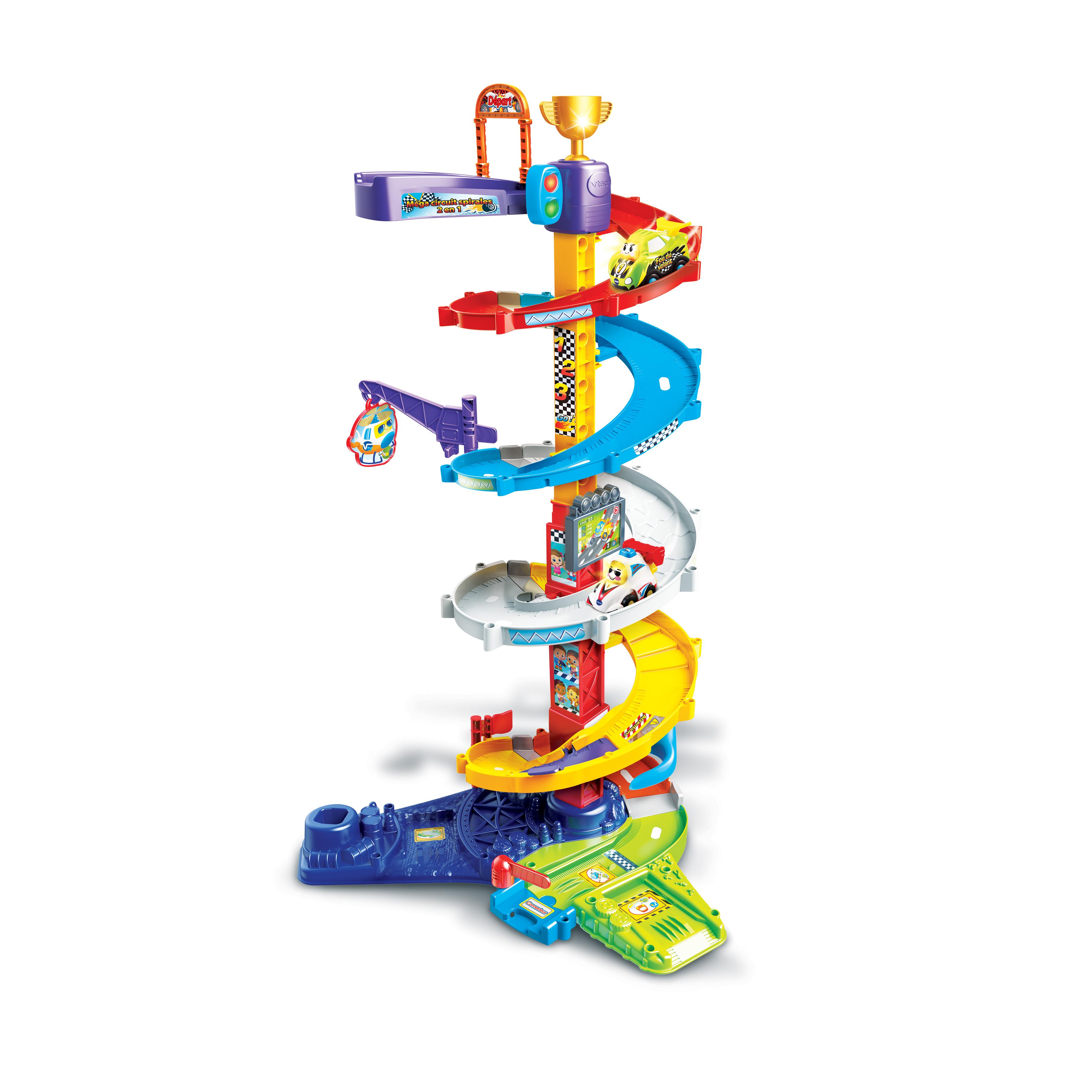 Voir la diapositive 3 : VTECH Méga Circuit Spirales 2 en 1 Tut Tut Bolide
