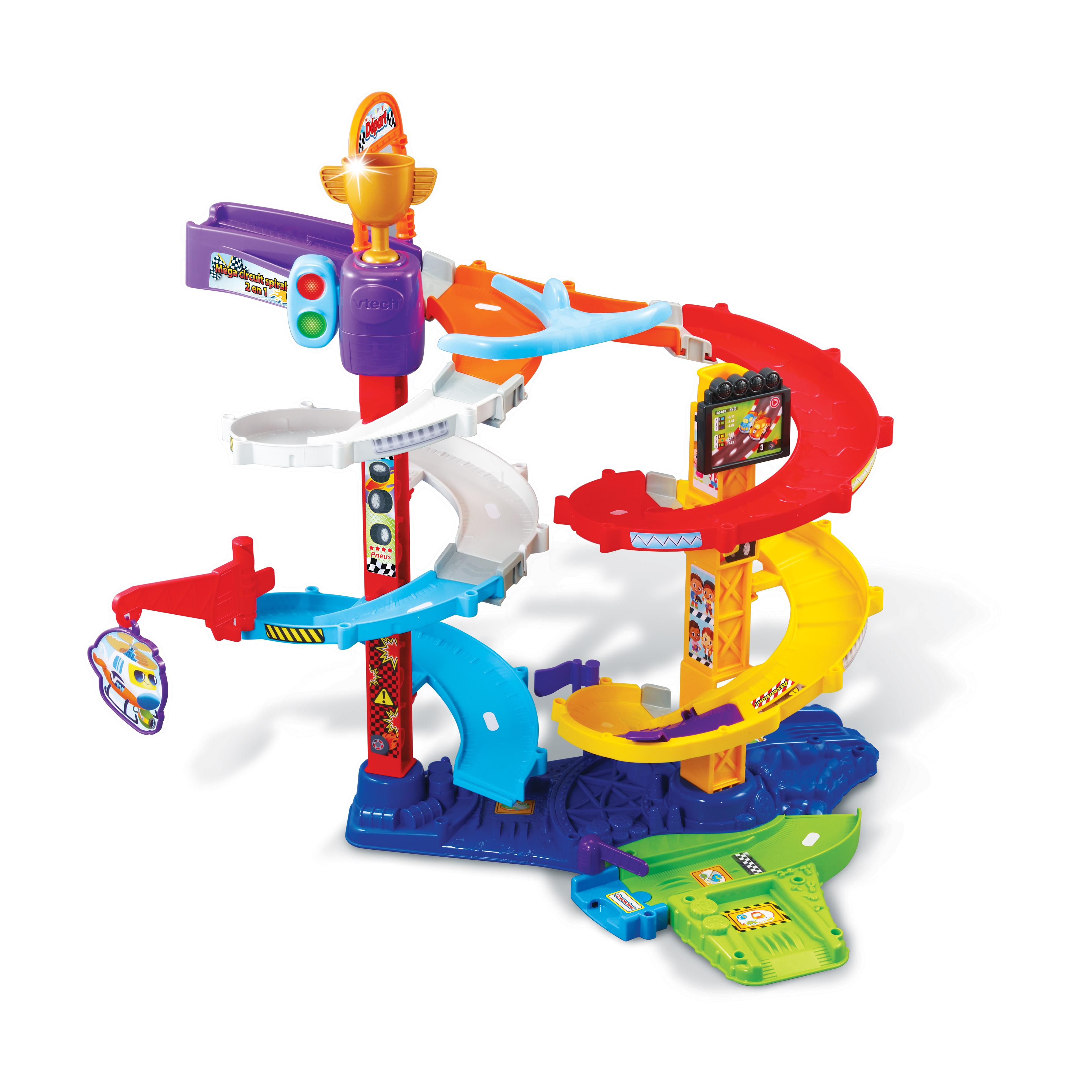 Voir la diapositive 4 : VTECH Méga Circuit Spirales 2 en 1 Tut Tut Bolide