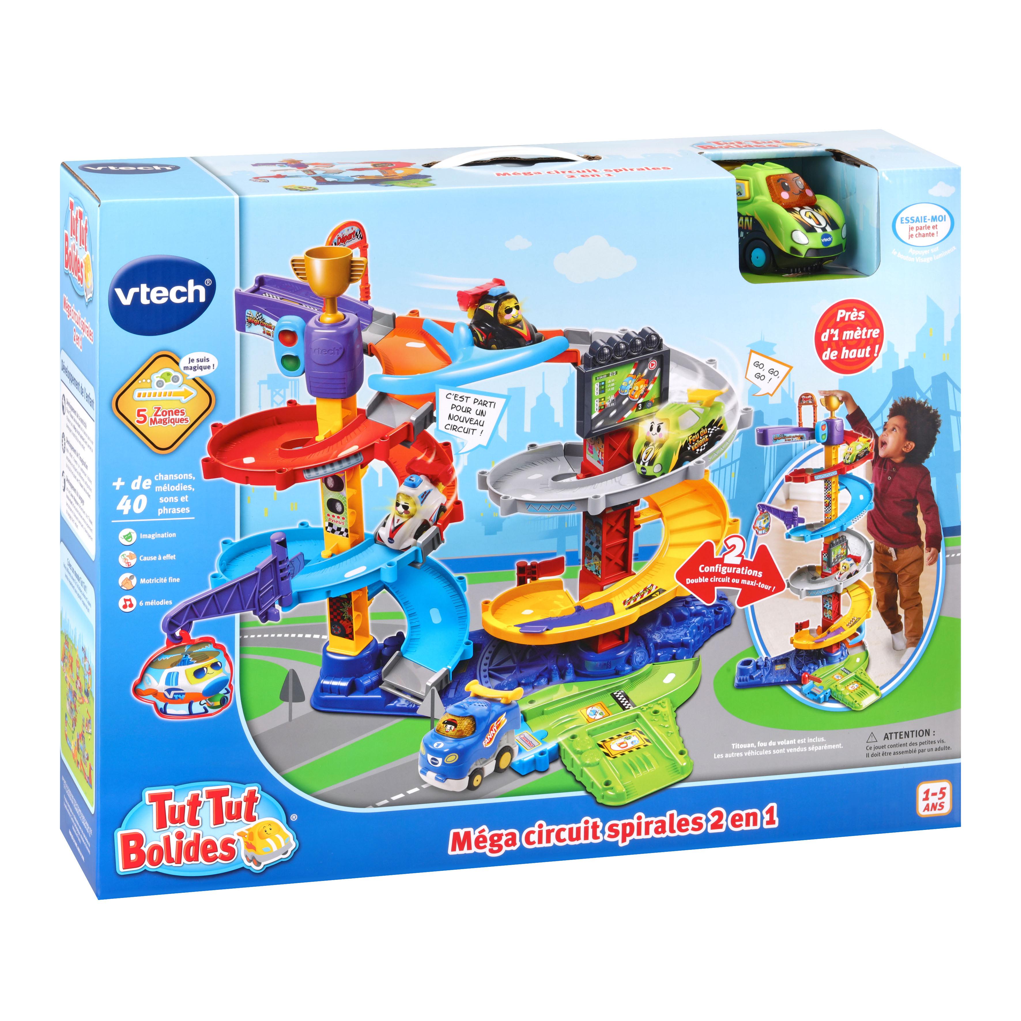Voir la diapositive 6 : VTECH Méga Circuit Spirales 2 en 1 Tut Tut Bolide