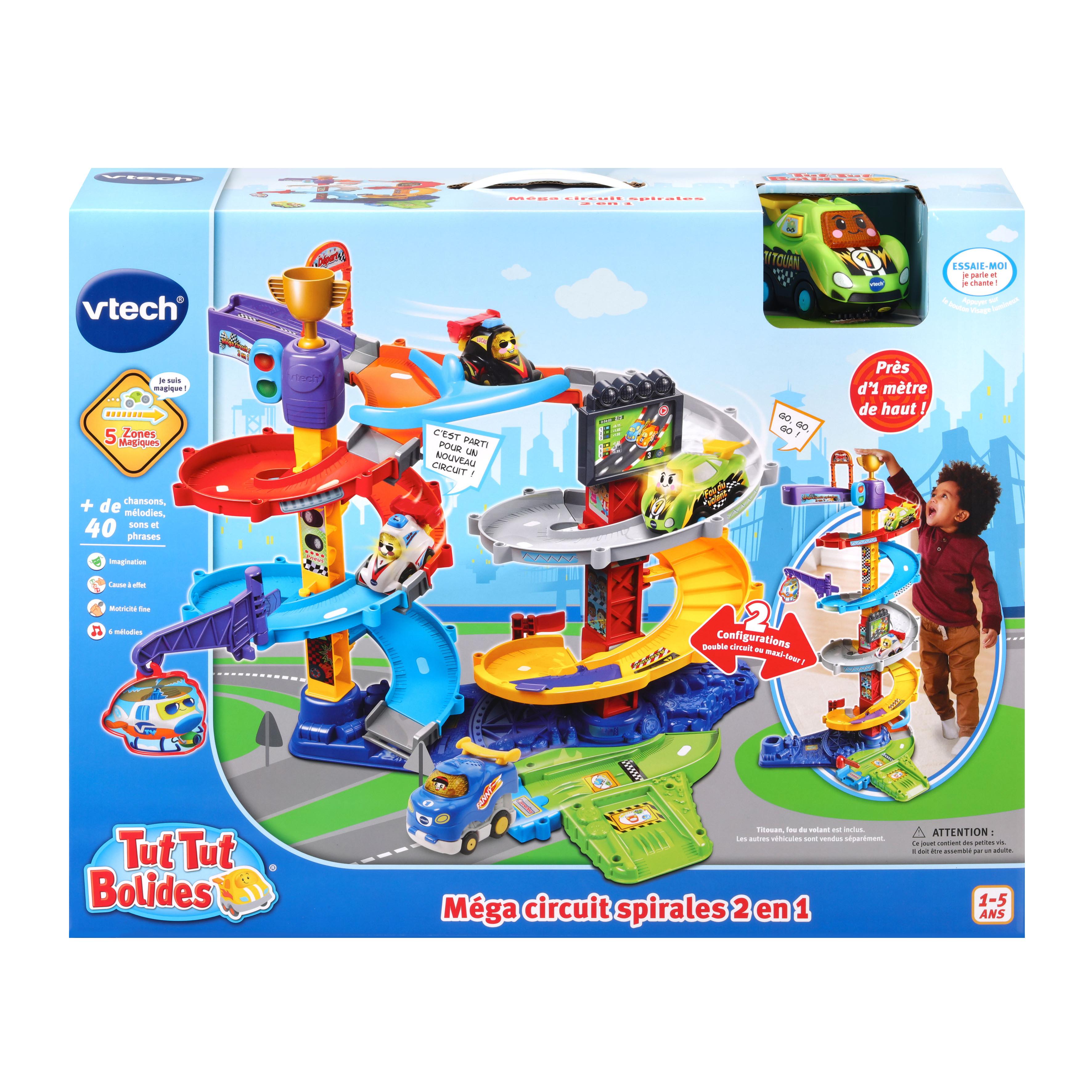 Voir la diapositive 7 : VTECH Méga Circuit Spirales 2 en 1 Tut Tut Bolide