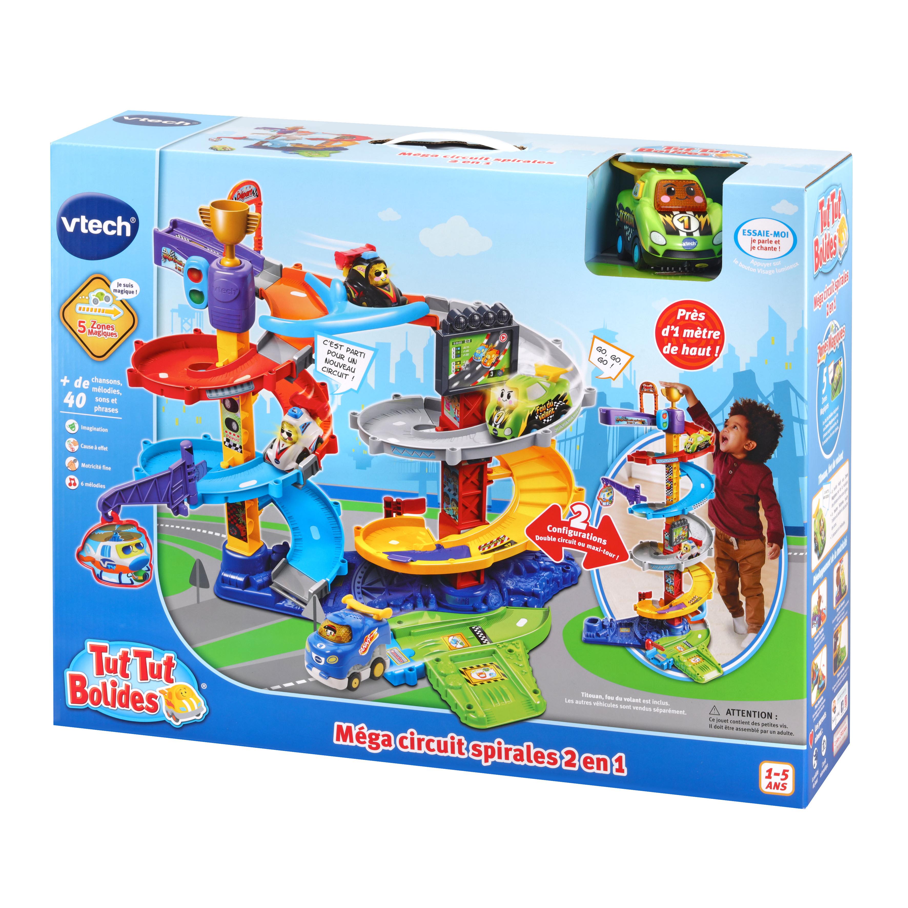Voir la diapositive 8 : VTECH Méga Circuit Spirales 2 en 1 Tut Tut Bolide