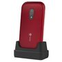 Voir la diapositive 2 : DORO Téléphone portable Doro 6040 - Rouge/blanc
