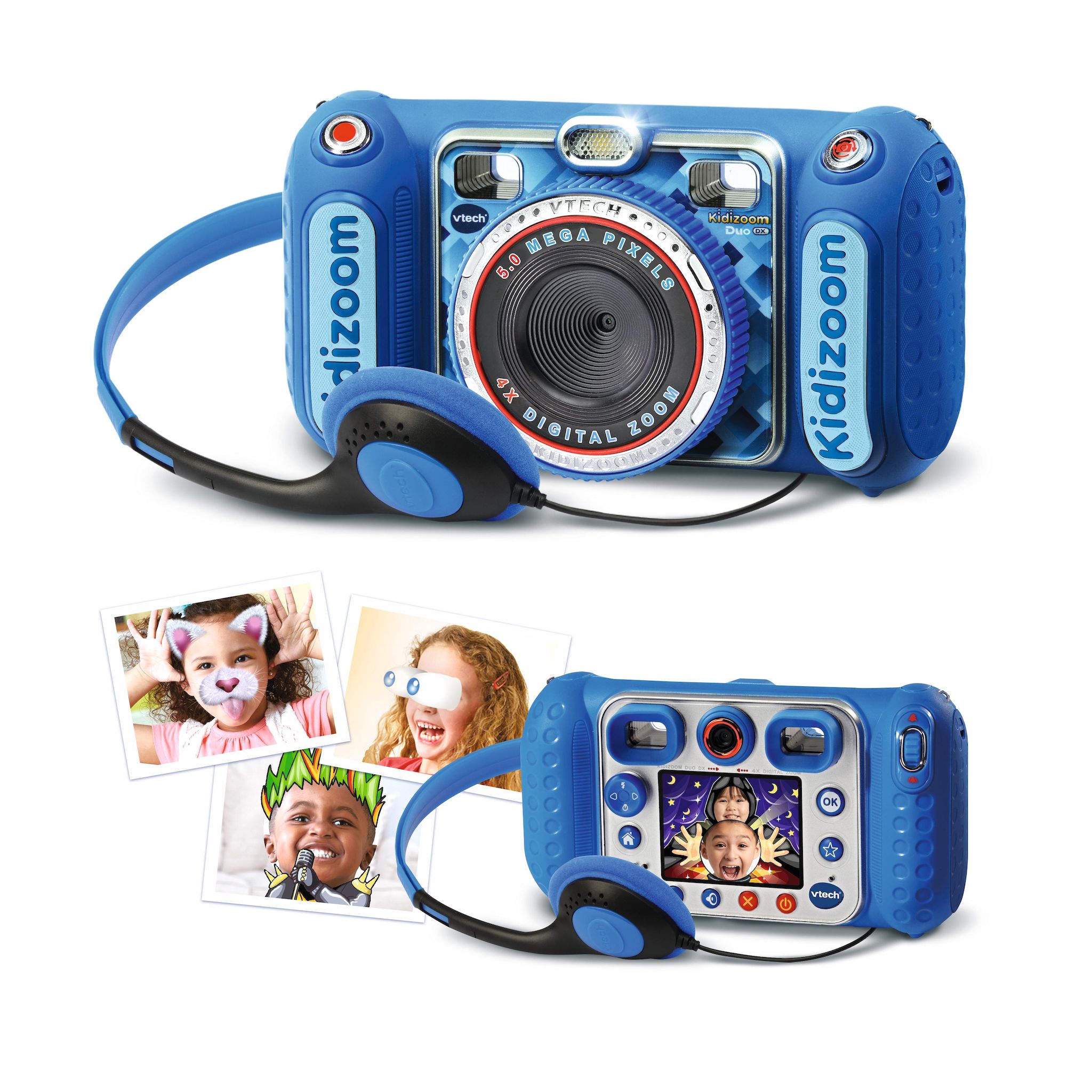 VTECH Appareil photo Kidizoom Duo DX - Bleu