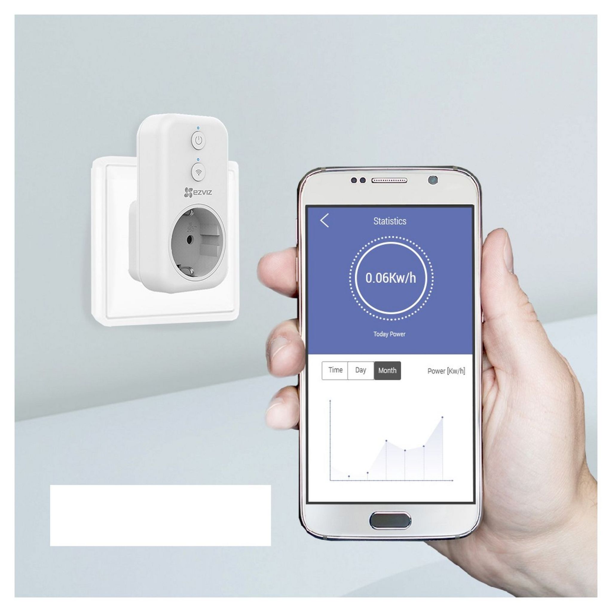 Voir la diapositive 3 : EZVIZ Prise connectée T31 - Blanc