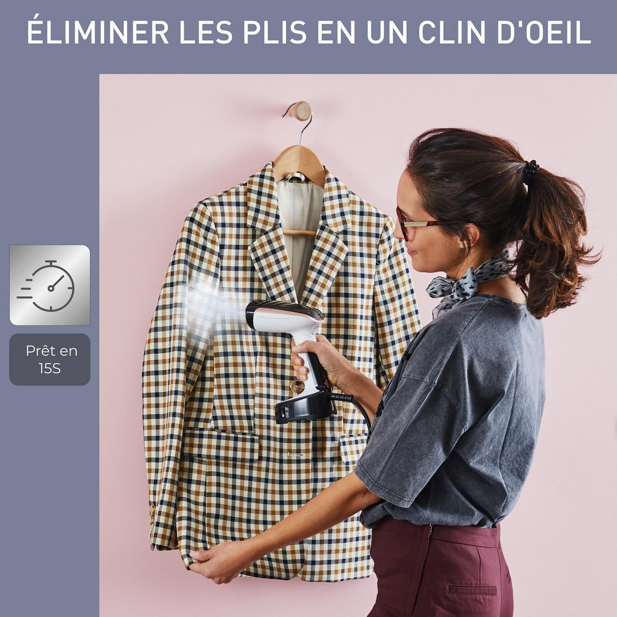 CALOR Défroisseur à main  DT3030C0 - Blanc