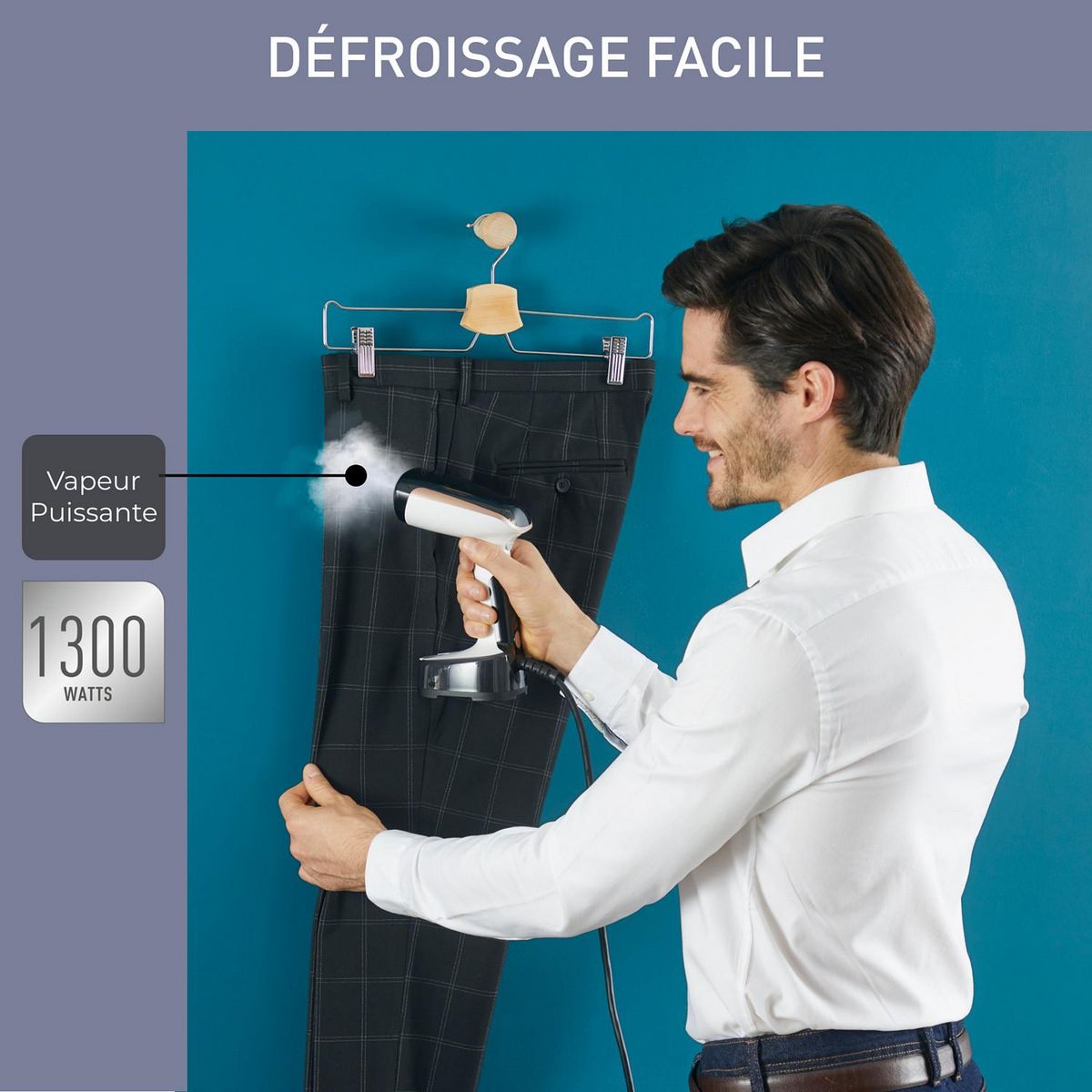 CALOR Défroisseur à main  DT3030C0 - Blanc