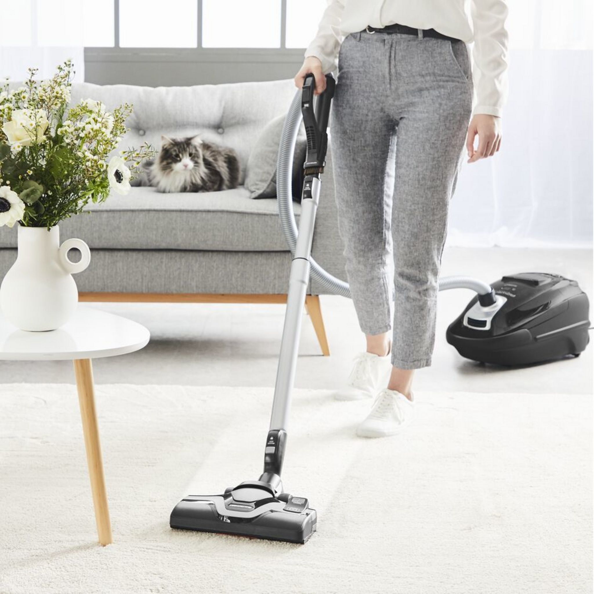 Voir la diapositive 8 : ROWENTA Aspirateur traîneau avec sac RO7455 - Noir