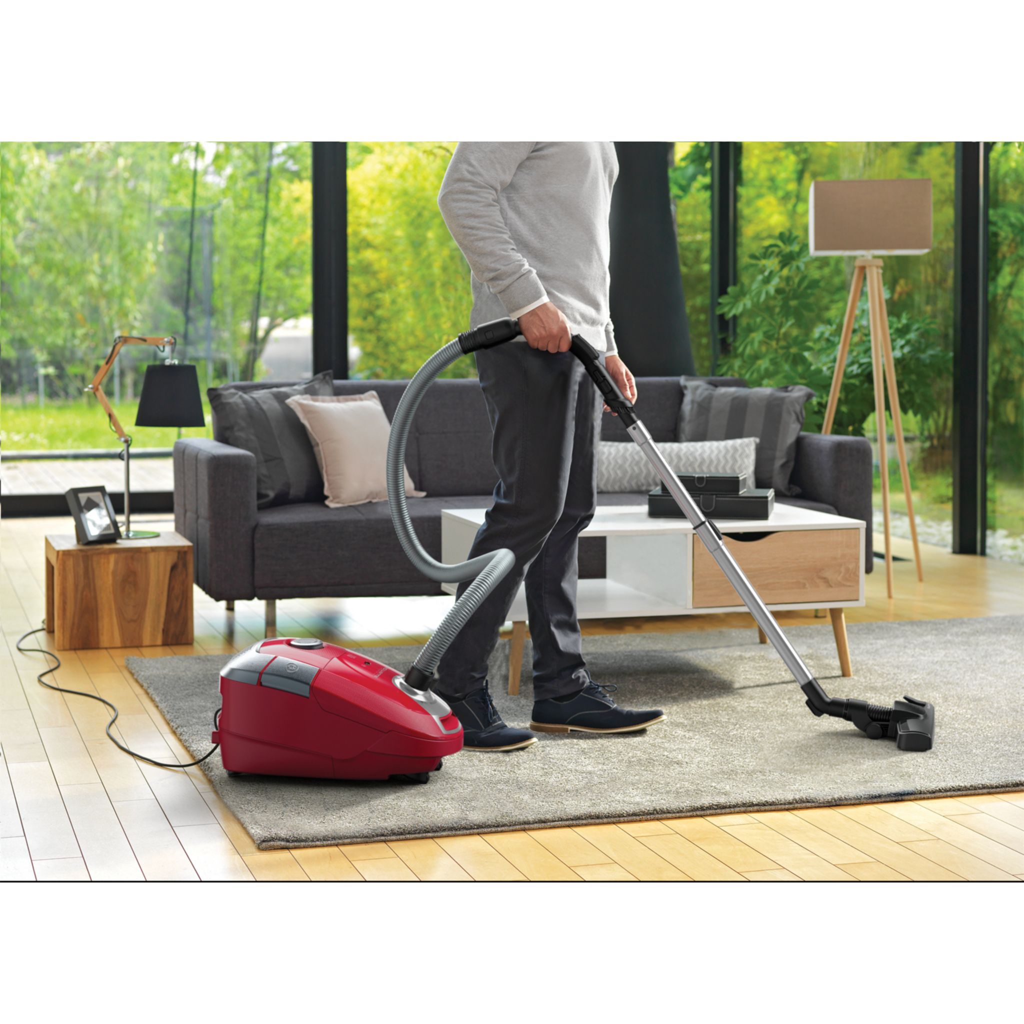 Voir la diapositive 3 : ROWENTA Aspirateur traîneau avec sac RO3153 - Rouge