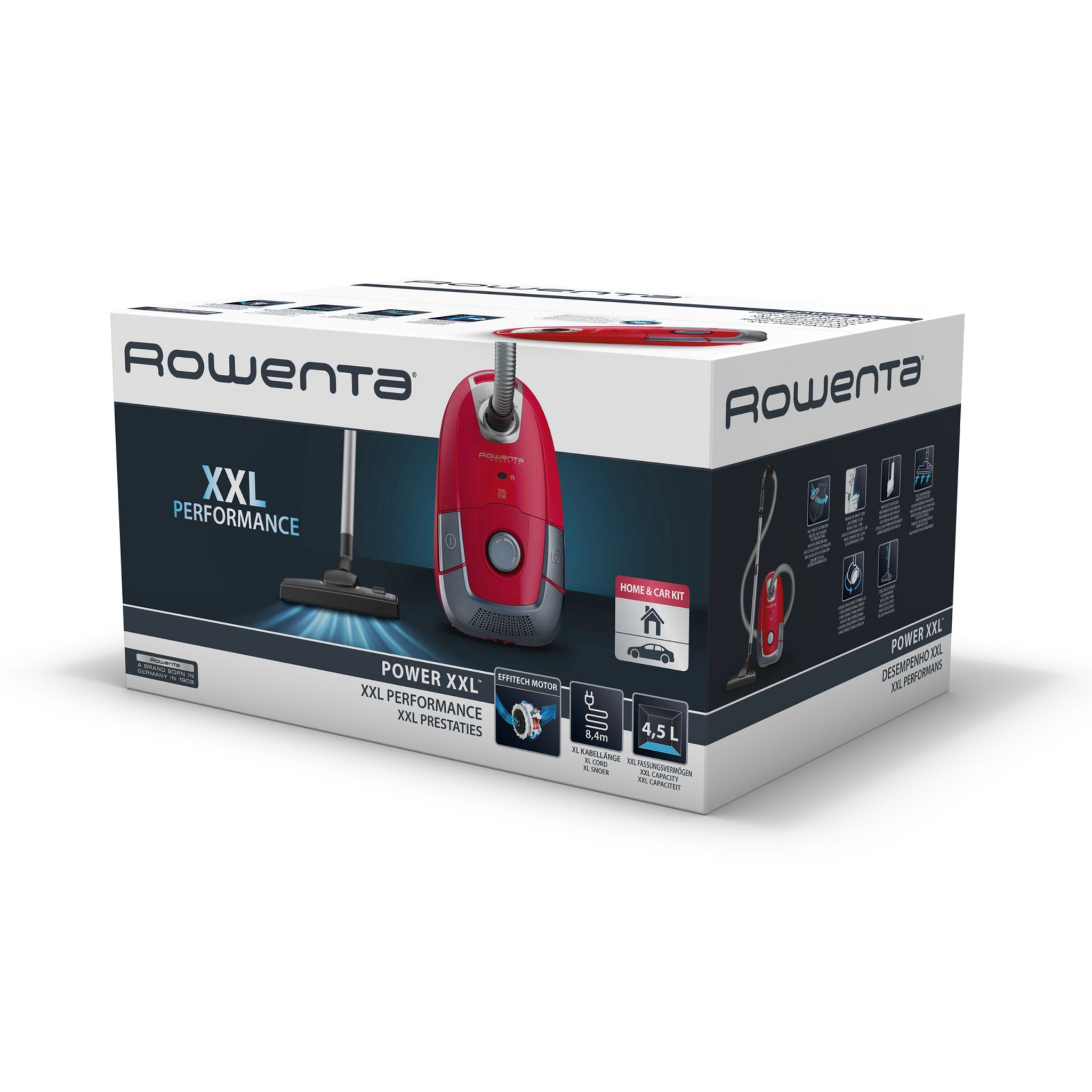 Voir la diapositive 4 : ROWENTA Aspirateur traîneau avec sac RO3153 - Rouge