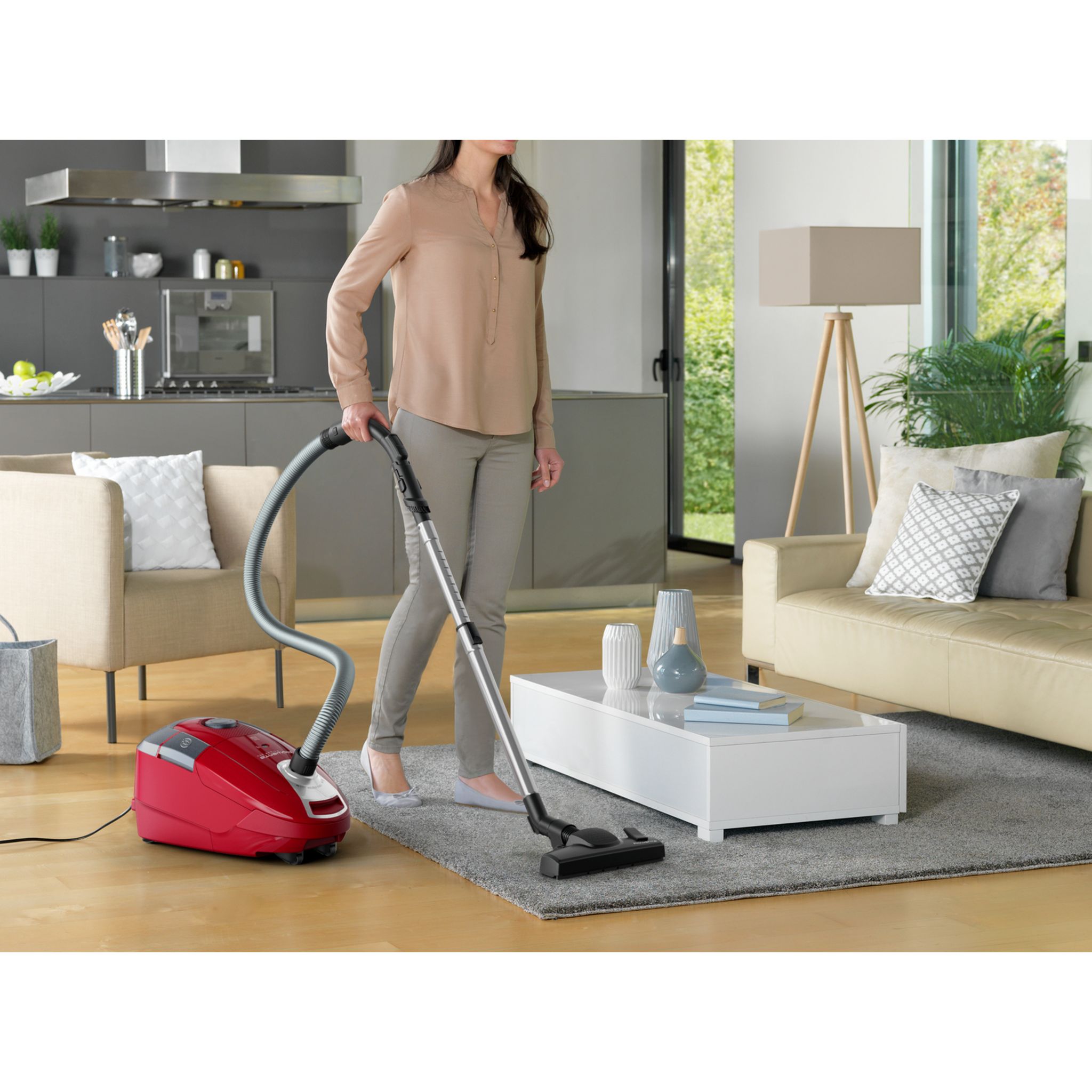 Voir la diapositive 5 : ROWENTA Aspirateur traîneau avec sac RO3153 - Rouge