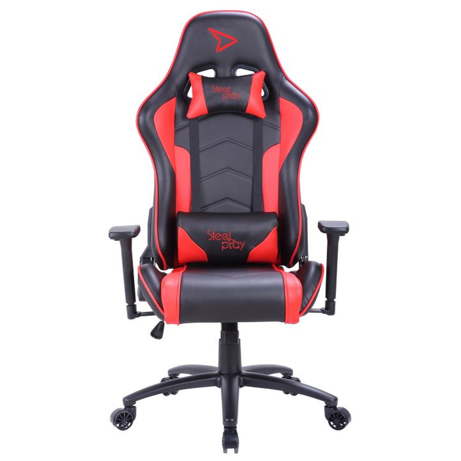 Voir la diapositive 3 : STEELPLAY Fauteuil Gaming SGC01 Rouge et Noir