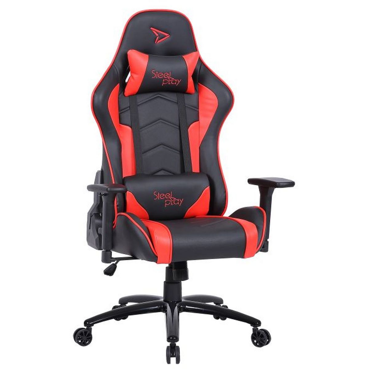 STEELPLAY Fauteuil Gaming SGC01 Rouge et Noir
