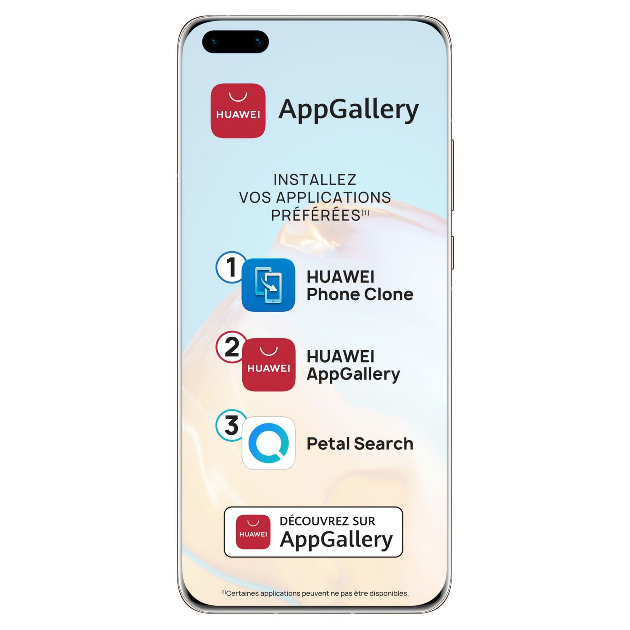 Voir la diapositive 8 : HUAWEI Smartphone P40 Pro 256 Go 6.58 pouces Or 5G Double port NanoSiM + e-SIM
