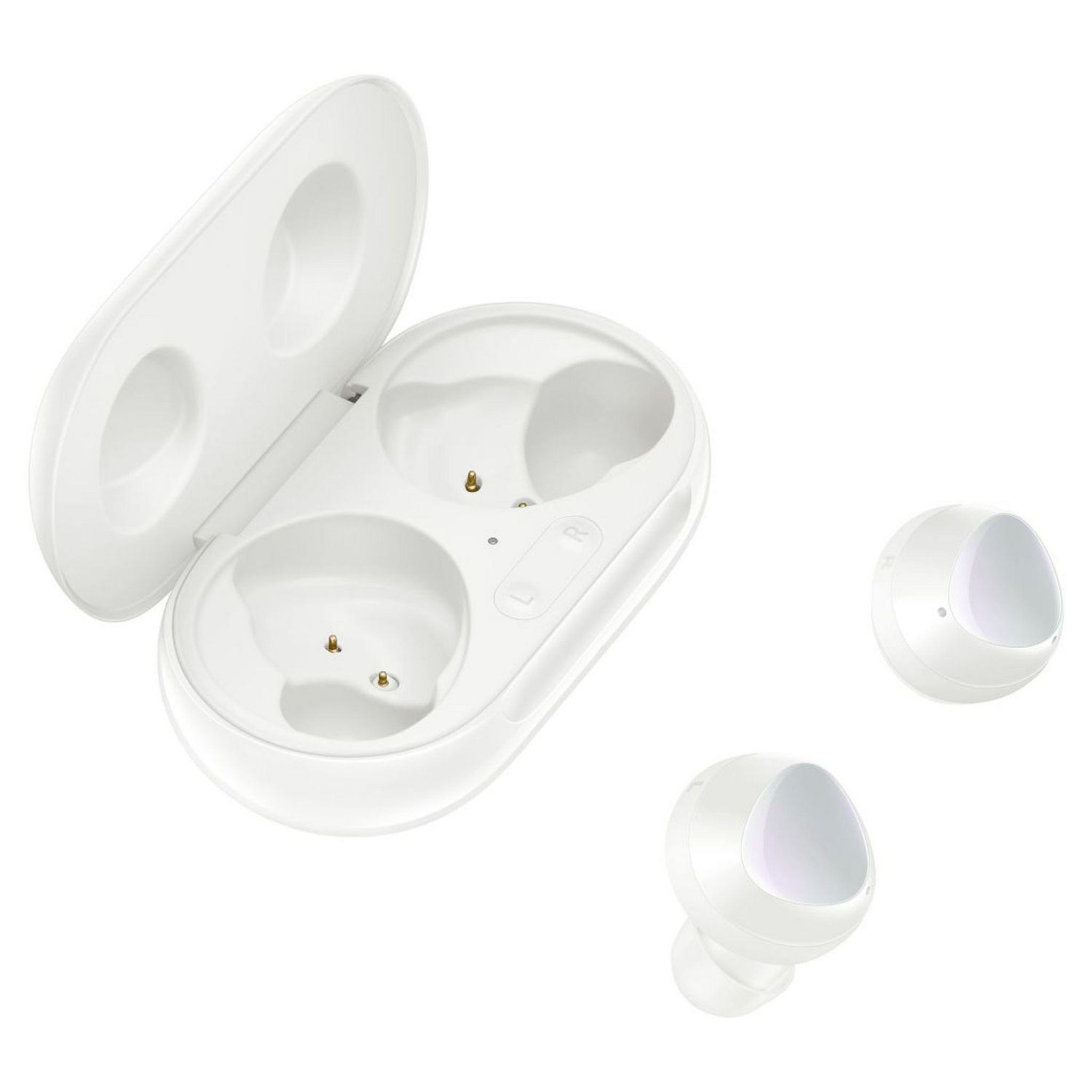Voir la diapositive 4 : SAMSUNG Écouteurs Bluetooth Galaxy Buds+ avec étui de recharge - Blanc