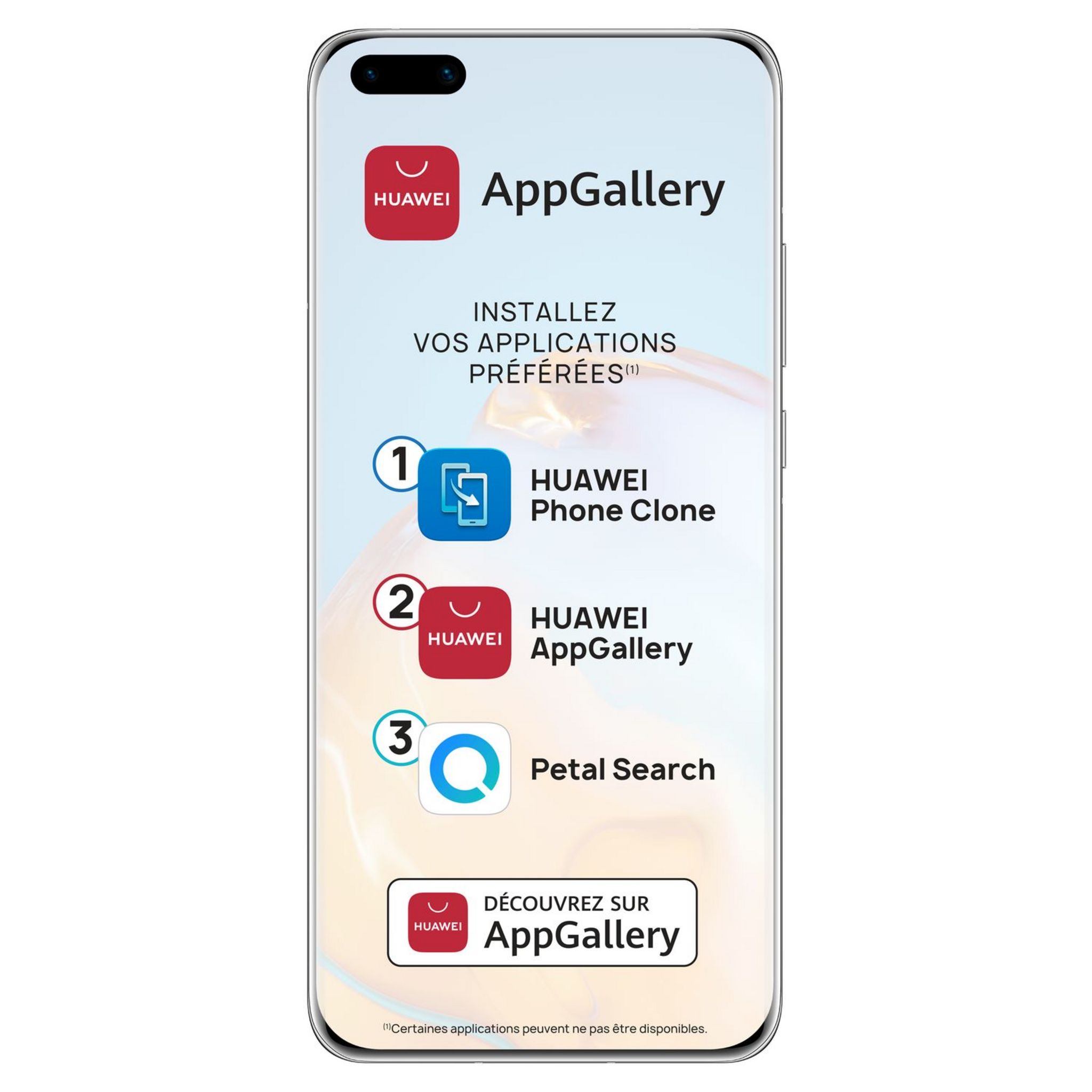 Voir la diapositive 6 : HUAWEI Smartphone P40 Pro 256 Go 6.58 pouces Silver 5G Double port NanoSiM + e-SIM