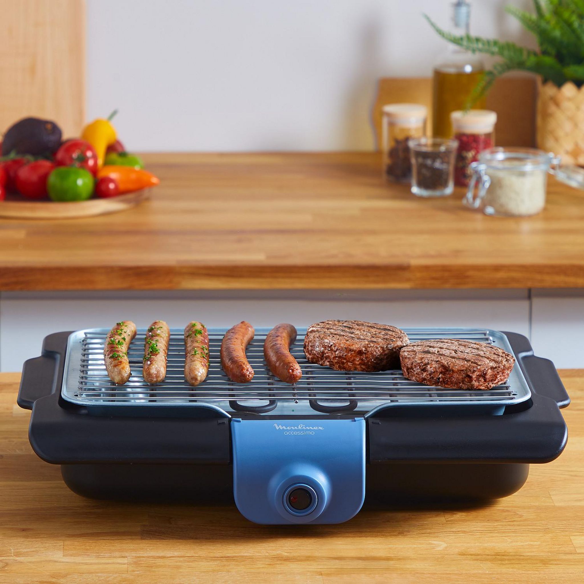 Voir la diapositive 3 : MOULINEX Barbecue sur pieds&nbsp; ACCESSIMO BG135812 - Noir