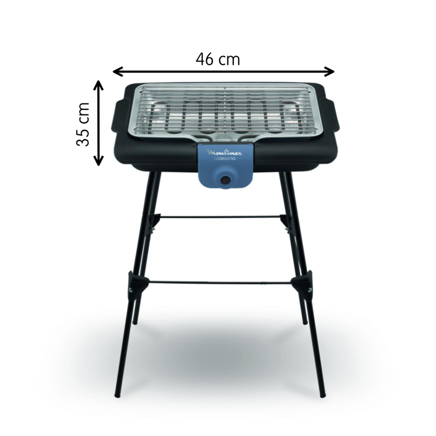 Voir la diapositive 6 : MOULINEX Barbecue sur pieds&nbsp; ACCESSIMO BG135812 - Noir