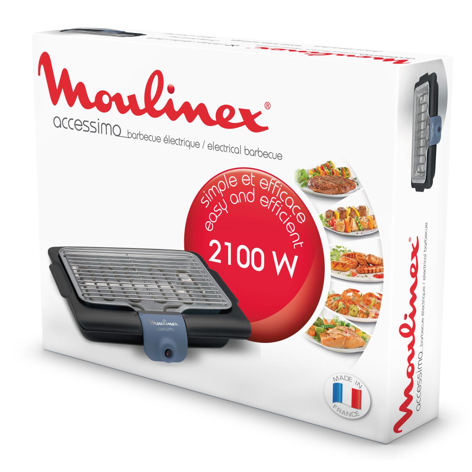 Voir la diapositive 7 : MOULINEX Barbecue sur pieds&nbsp; ACCESSIMO BG135812 - Noir