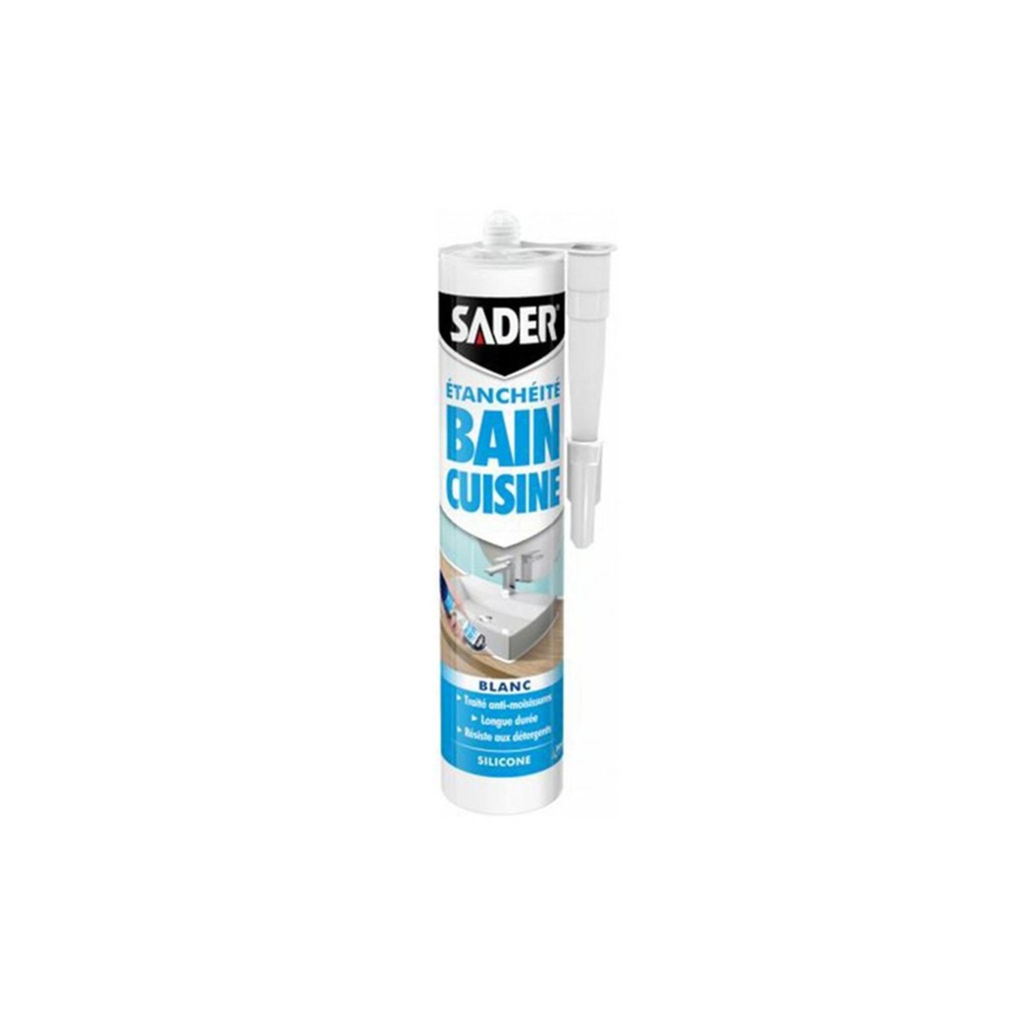 BOSTIK Mastic bain cuisine blanc 280ml