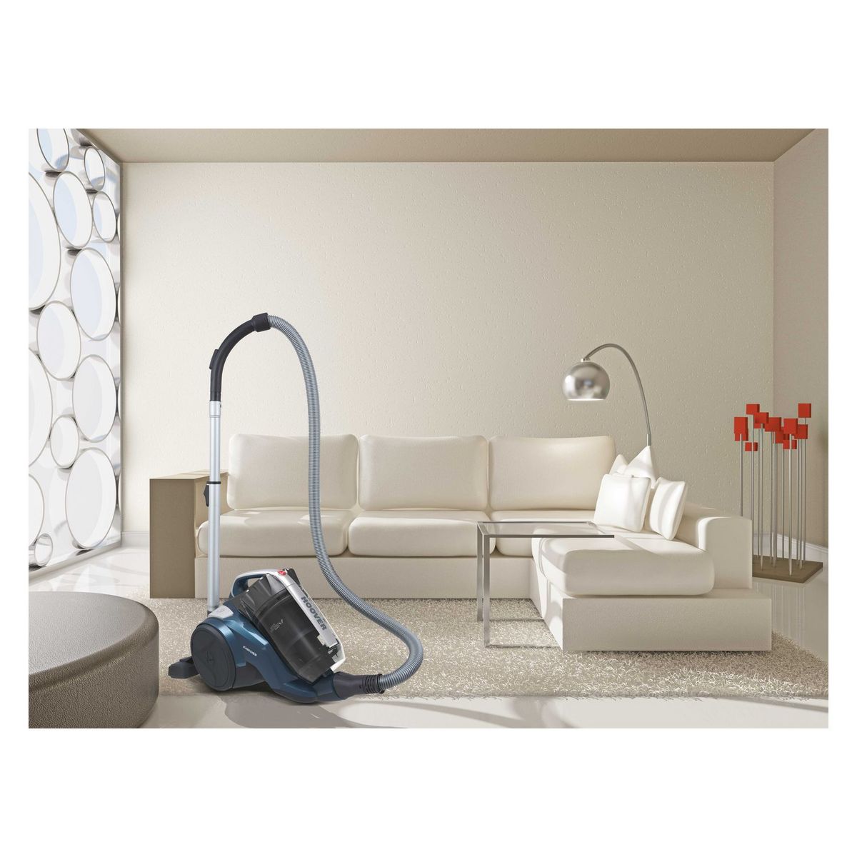 HOOVER Aspirateur traîneau sans sac KS42JCAR - Bleu