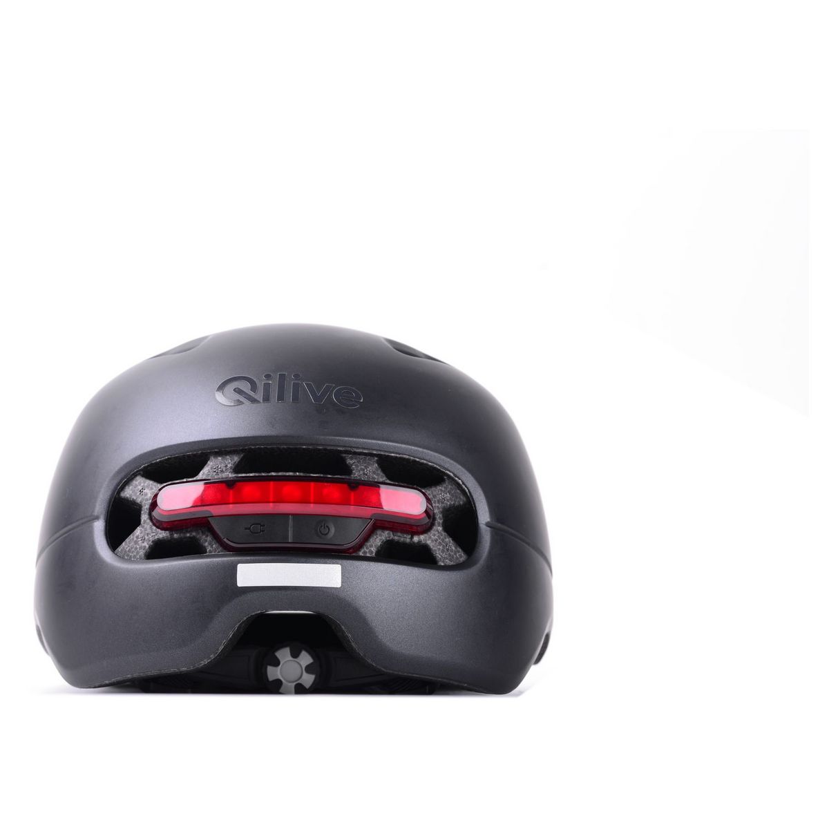 QILIVE Casque de protection S/M avec LED  - Noir