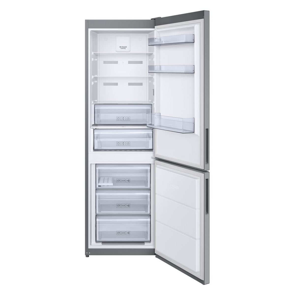 SAMSUNG Réfrigérateur combiné RB3VTS134SA, 328 L, Froid ventilé No frost