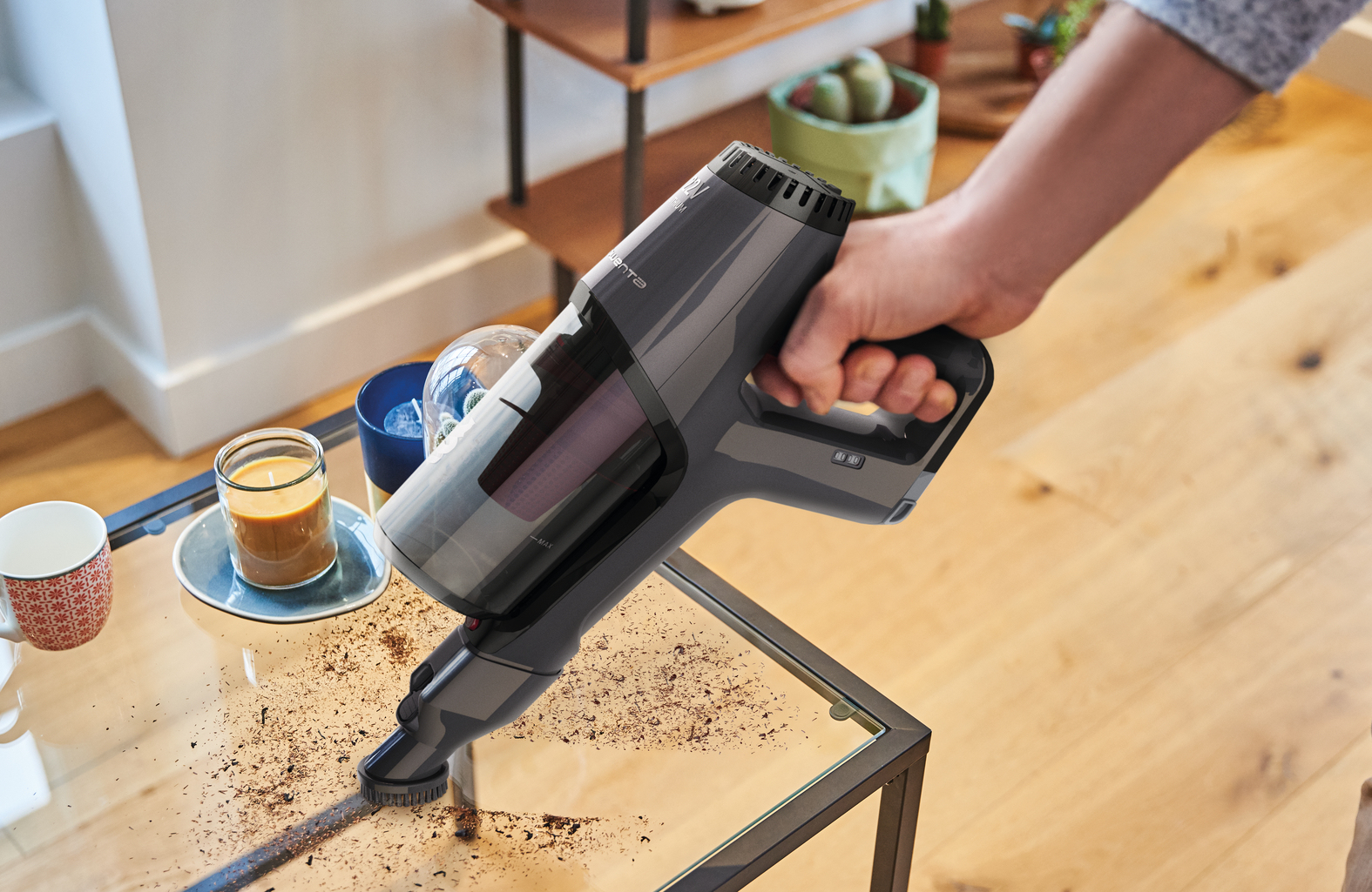 Voir la diapositive 3 : ROWENTA Aspirateur balai RH6933WO - Noir