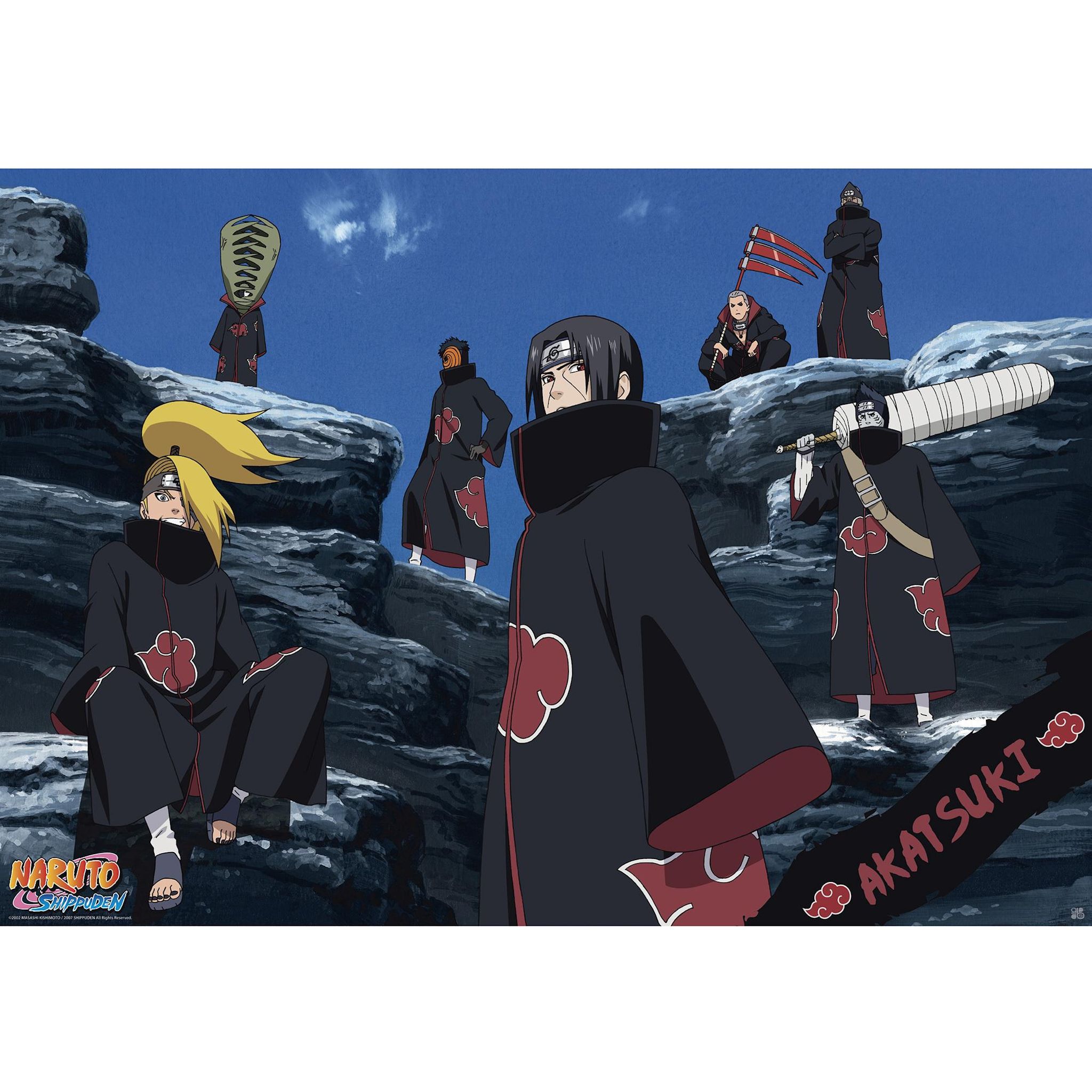 ABYSTYLE Poster Akatsuki 91.5x61 cm - Naruto Shippuden