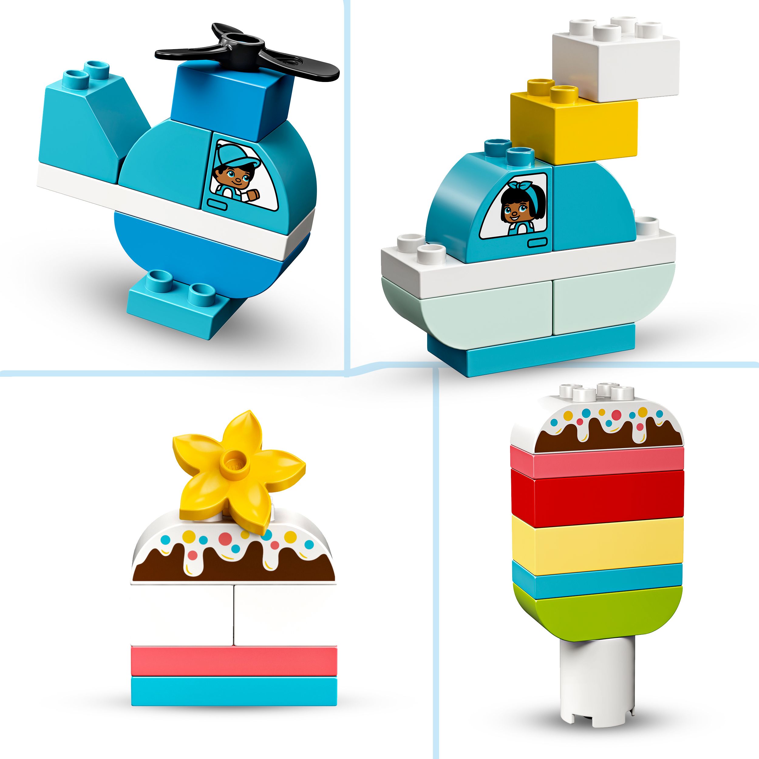 Voir la diapositive 5 : LEGO LEGO DUPLO Classic 10909 La Boîte Cœur, Jouet Enfants 1,5 Ans, Jeu Éducatif, avec Briques