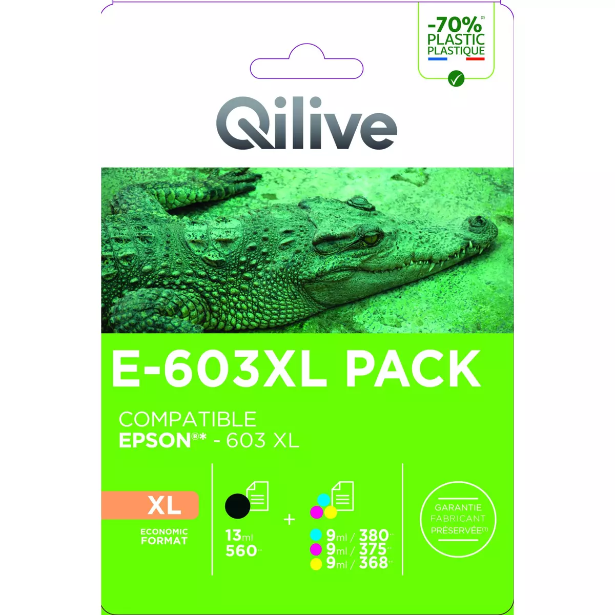 Cartouches d'encre - Pack 4 cartouches compatibles Epson 603XL