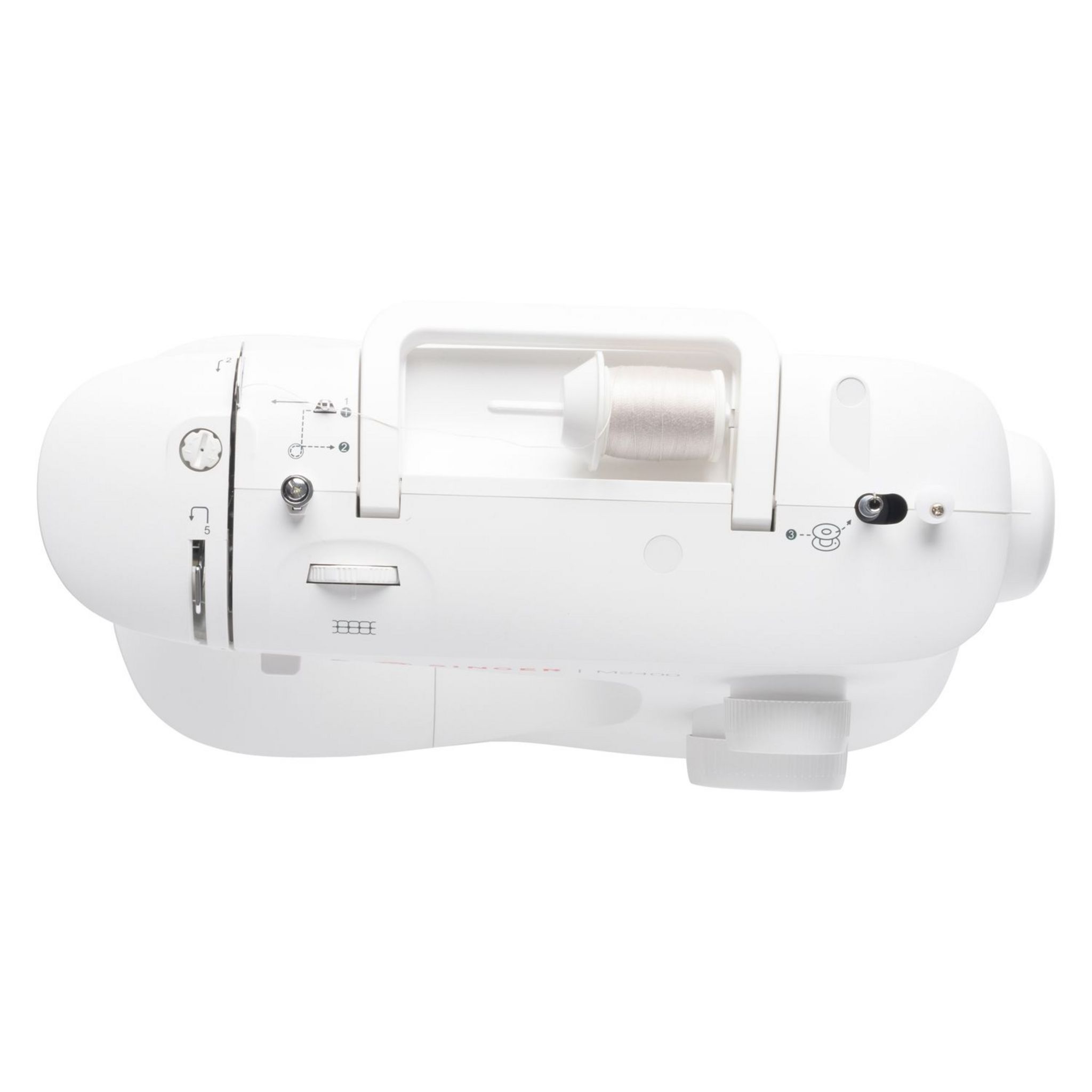 Voir la diapositive 2 : SINGER Machine à coudre M2405 - Blanc