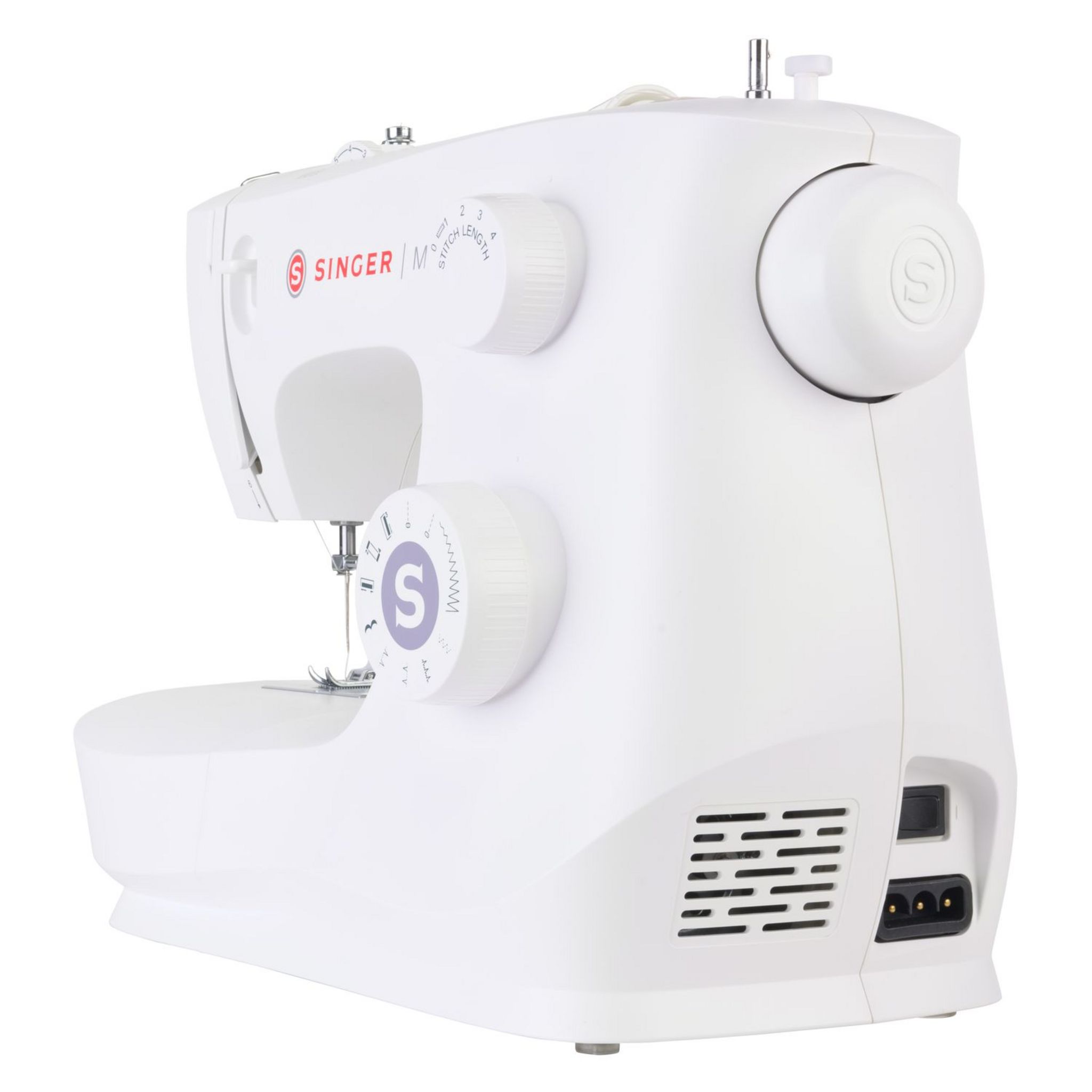 Voir la diapositive 4 : SINGER Machine à coudre M2405 - Blanc