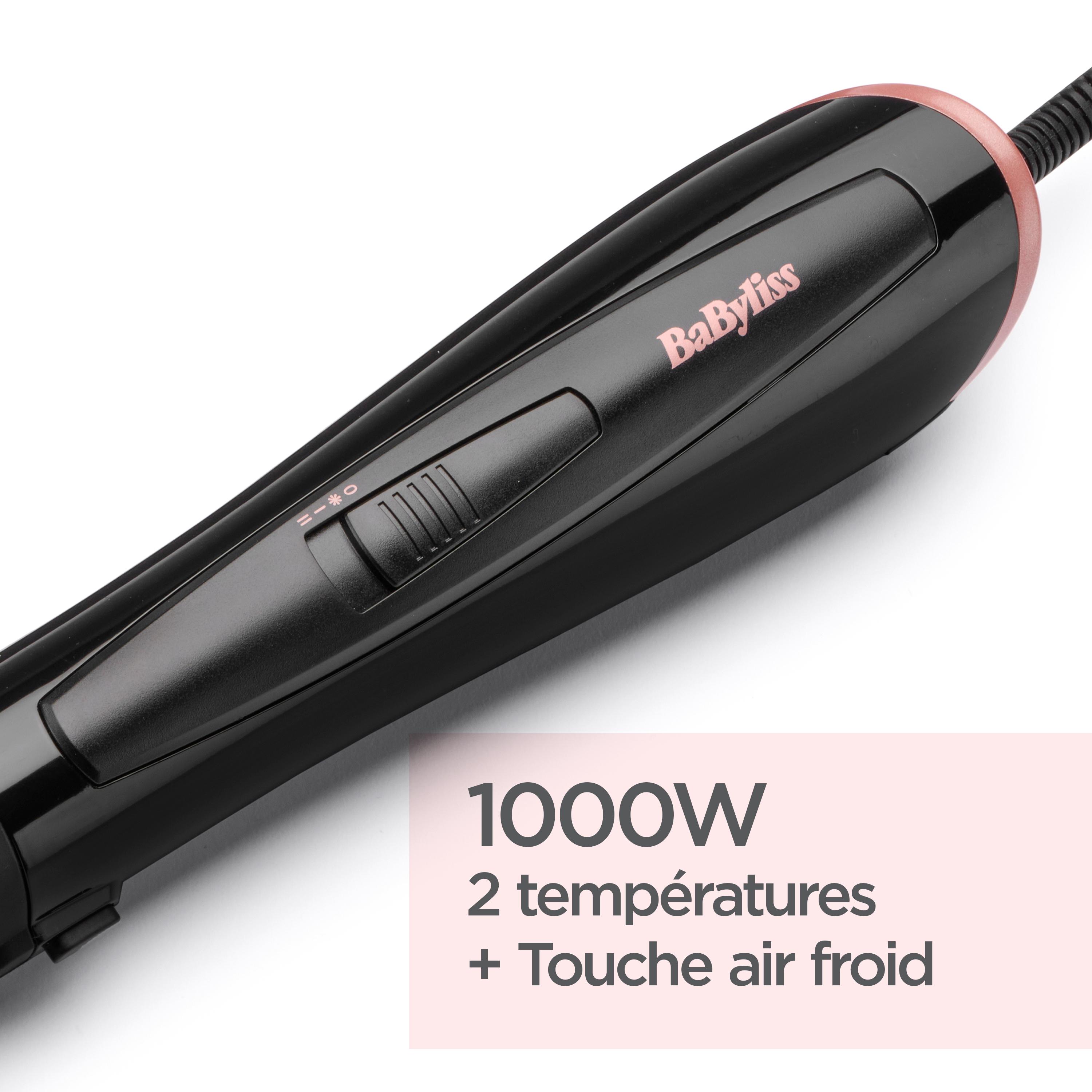 Voir la diapositive 11 : BABYLISS Brosse soufflante multistyle AS126E - Noir