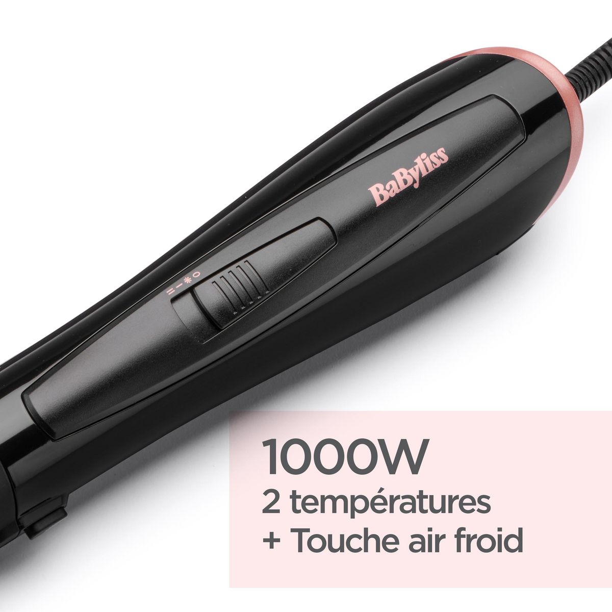 BABYLISS Brosse soufflante multistyle AS126E - Noir