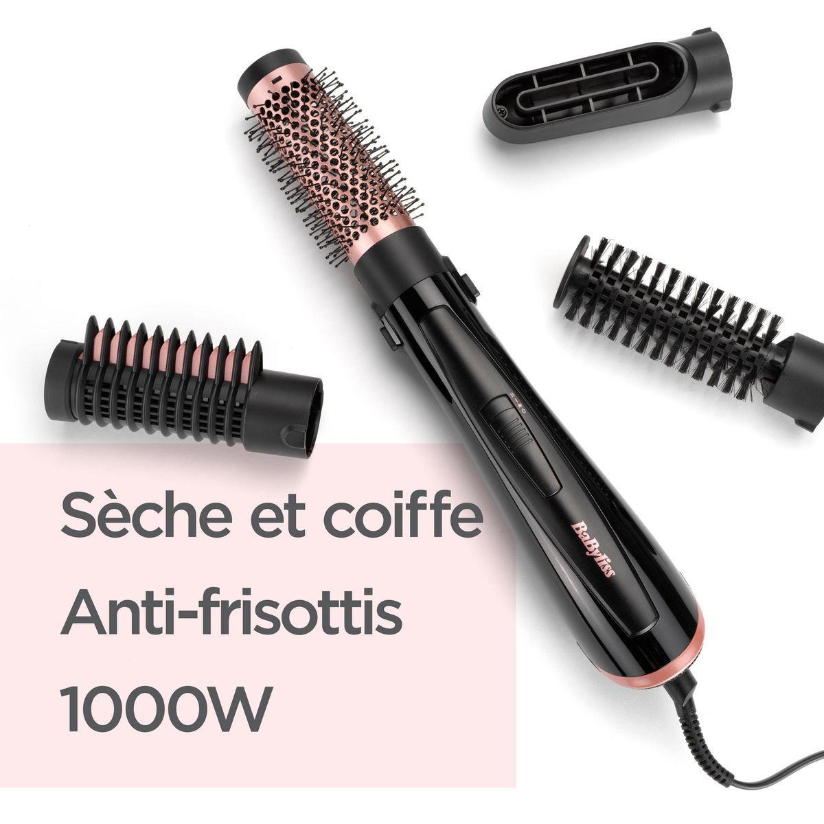 BABYLISS Brosse soufflante multistyle AS126E - Noir