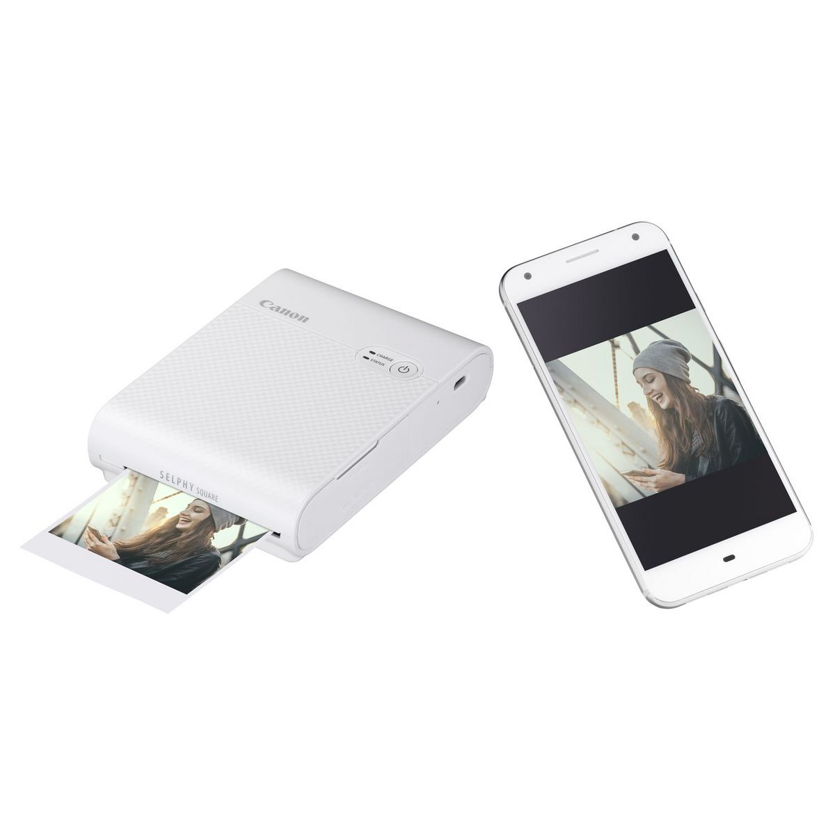 CANON Imprimante photo portable Selphy Square QX10 Blanche