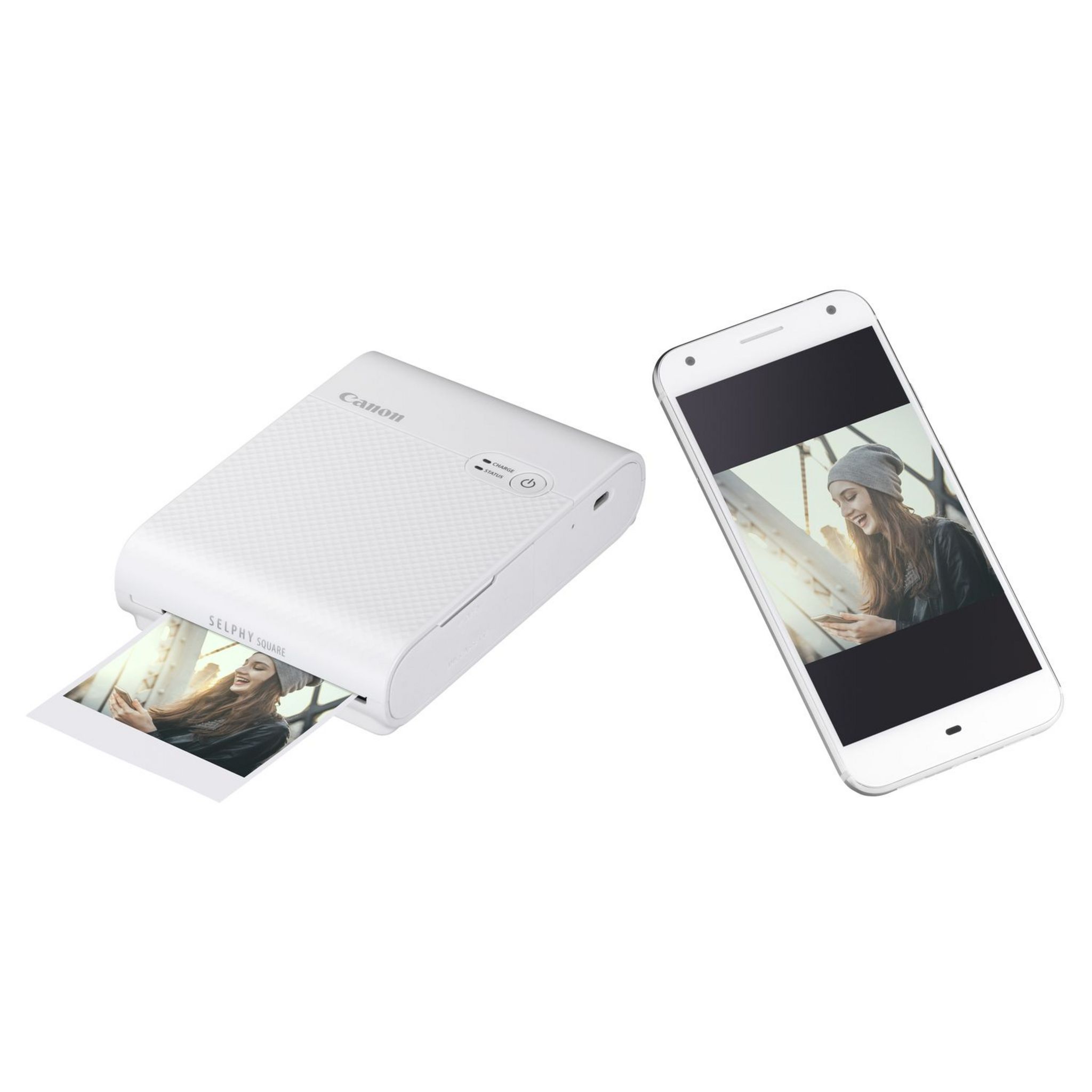 CANON Imprimante photo portable Selphy Square QX10 Blanche
