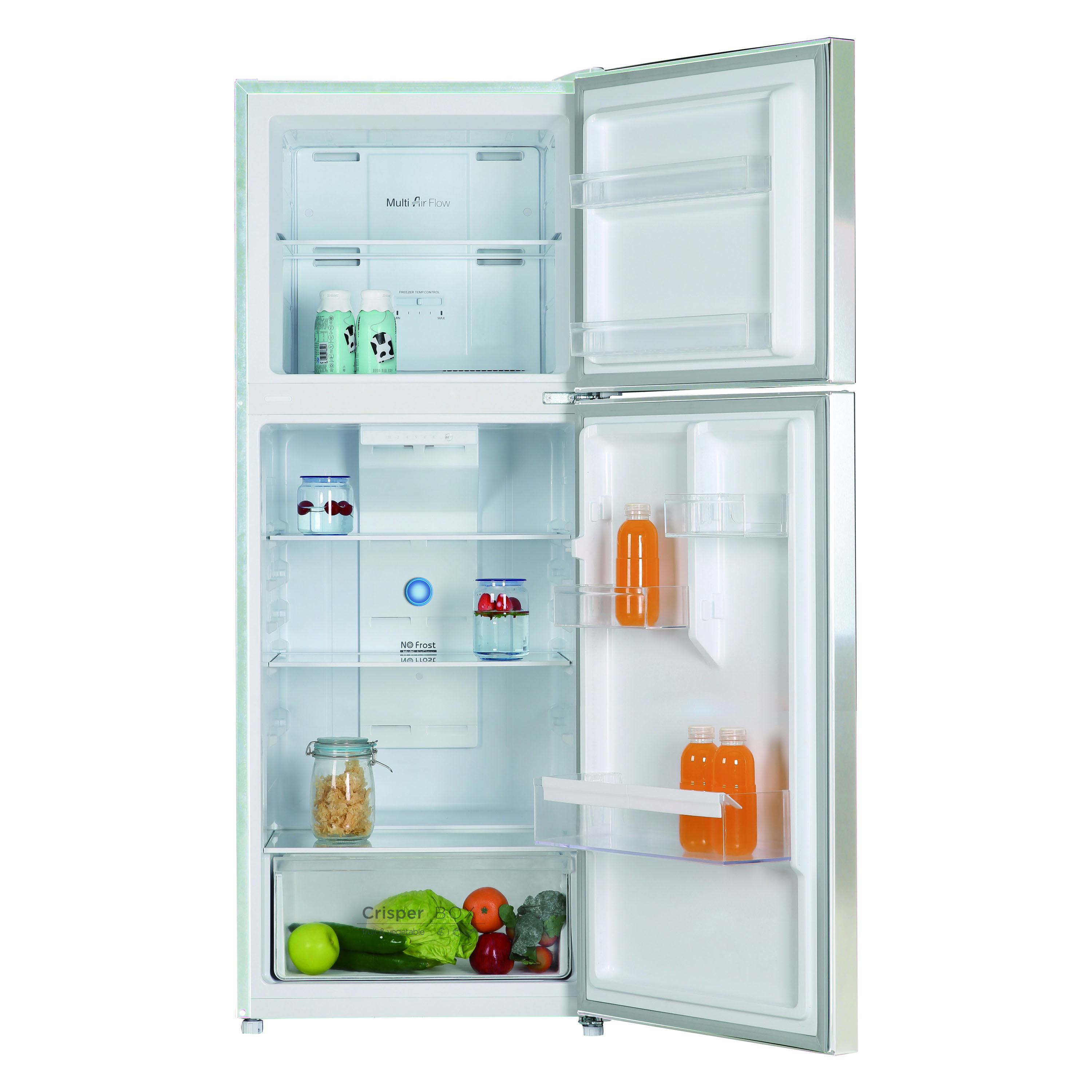 Voir la diapositive 2 : QILIVE Réfrigérateur 2 portes Q.6899, 348 L, Froid ventilé No frost, E