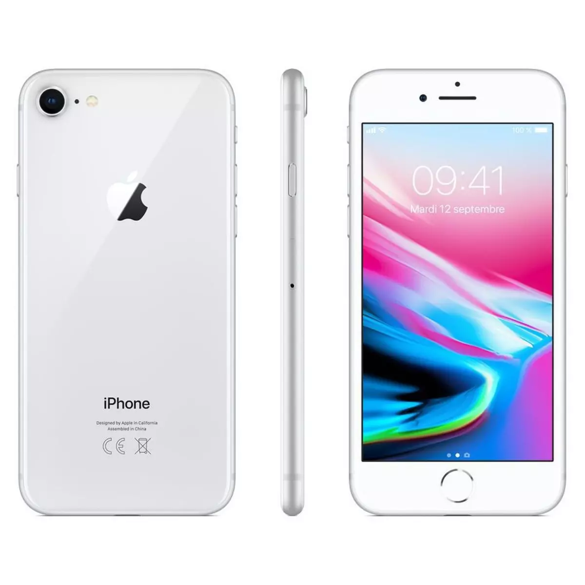 APPLE iPhone 8 - Reconditionné LOGICOM 64Go - Grade A+ Silver