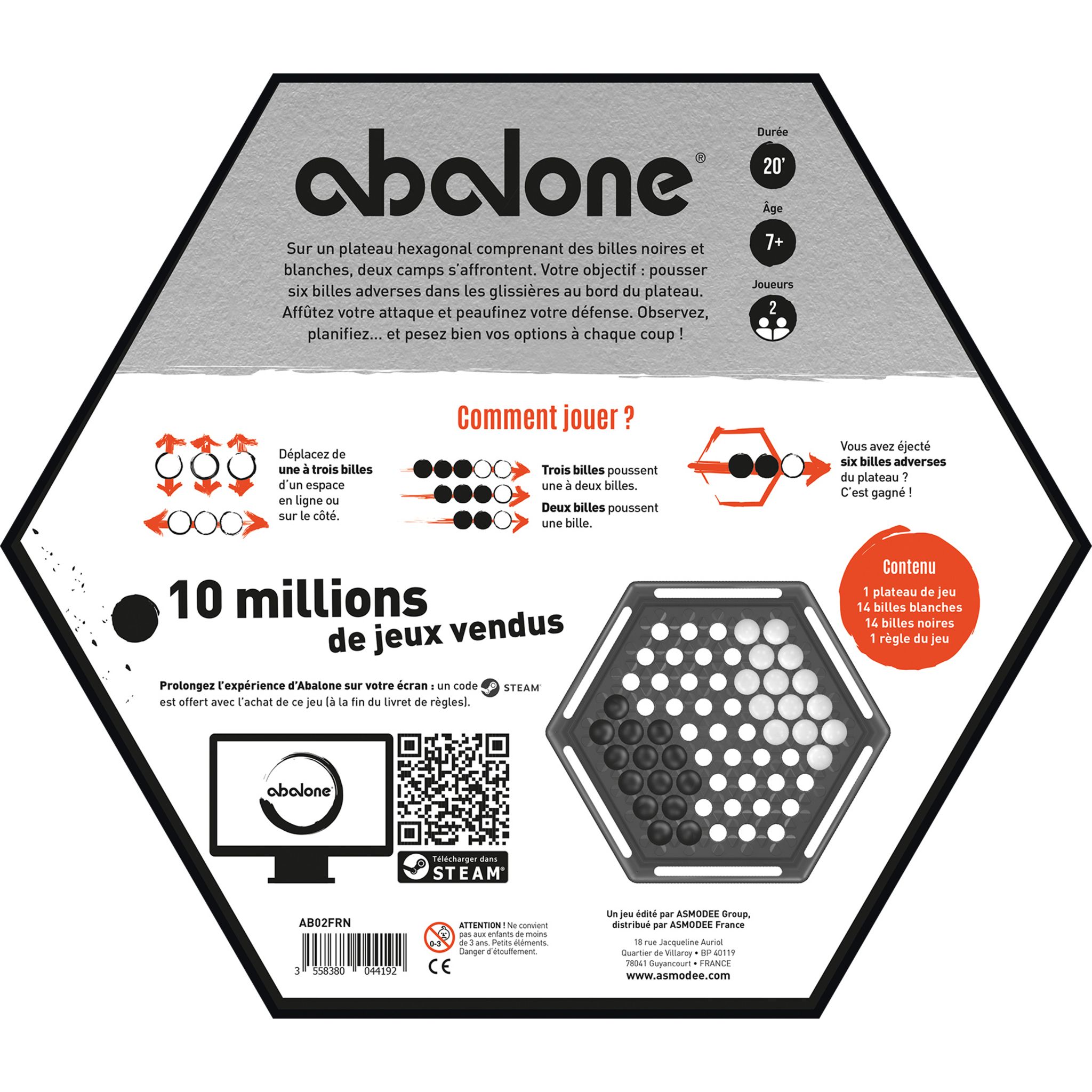 Voir la diapositive 5 : ASMODEE Jeu Abalone