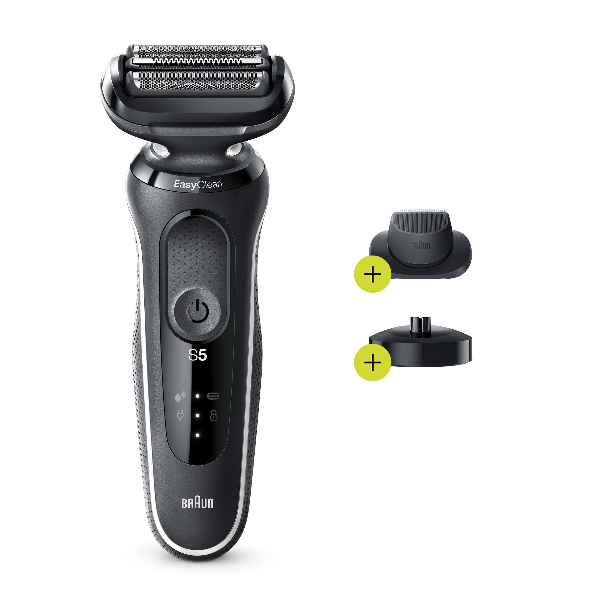 Voir la diapositive 17 : BRAUN Rasoir électrique S550W4200CS - Noir