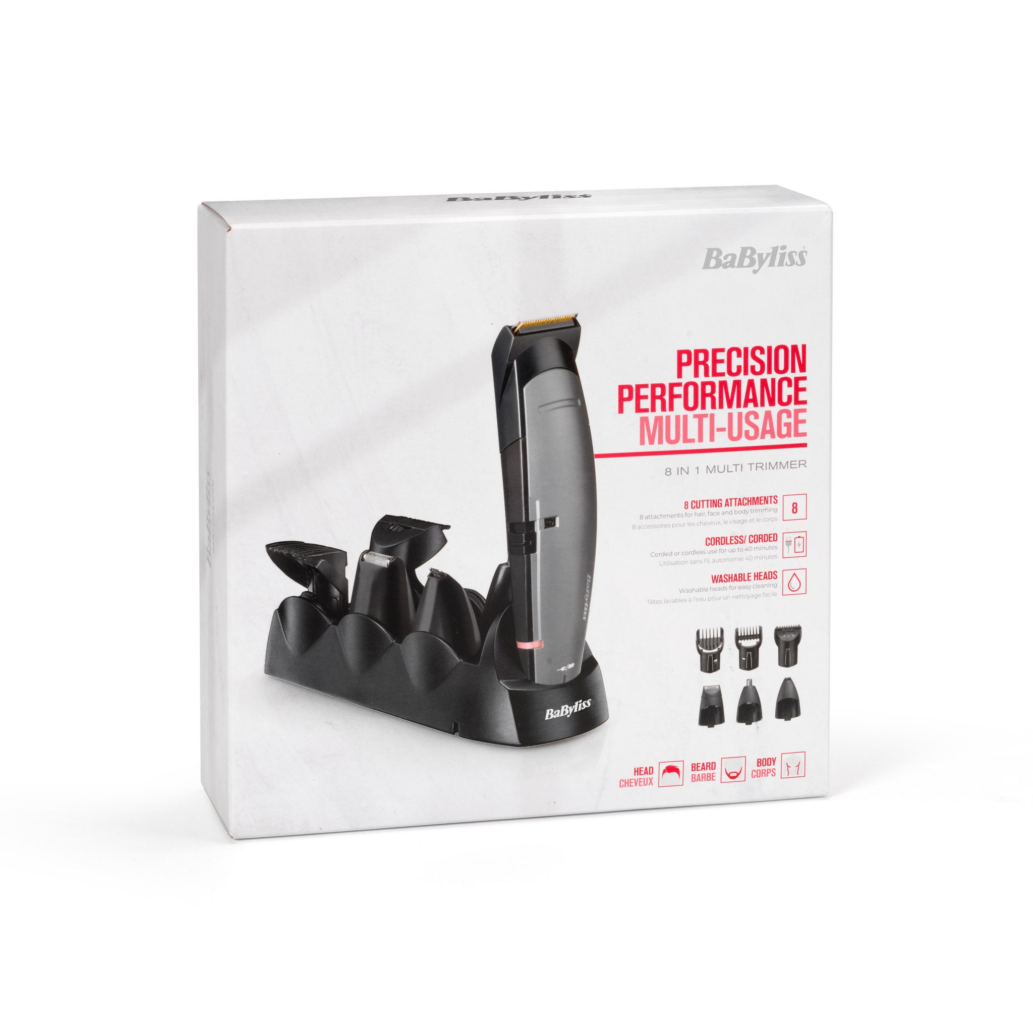 Voir la diapositive 3 : BABYLISS Tondeuse multifonction E832AE