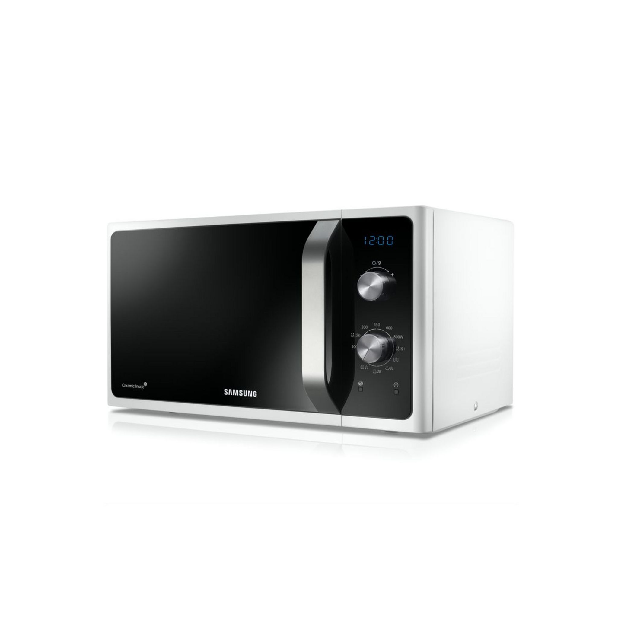Voir la diapositive 2 : SAMSUNG Micro-ondes grill MG28F303EAW - 900 W - Capacité 28 L - Blanc