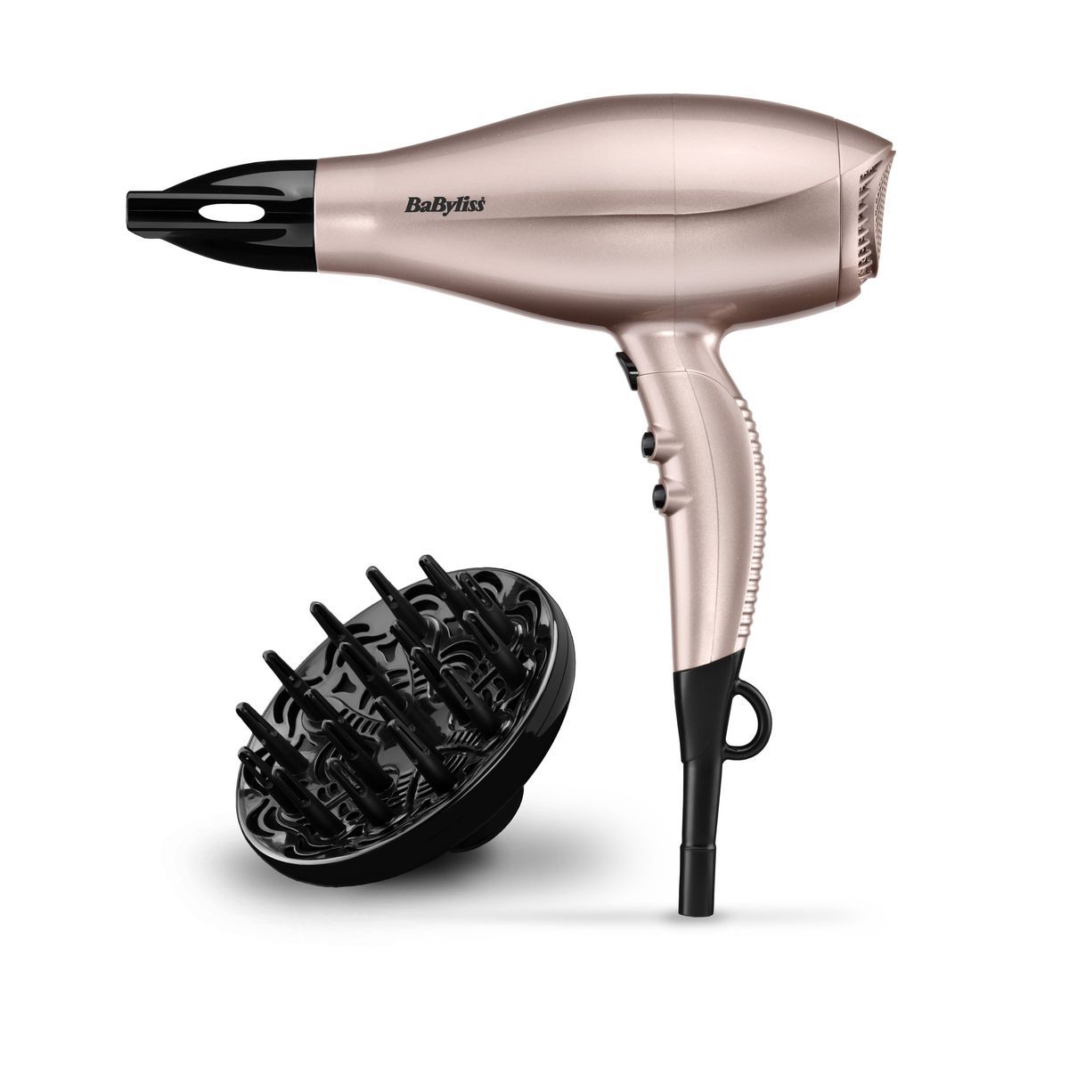 BABYLISS Sèche cheveux professionnel avec diffuseur 5395AE - Rose
