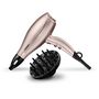 Voir la diapositive 5 : BABYLISS Sèche cheveux professionnel avec diffuseur 5395AE - Rose